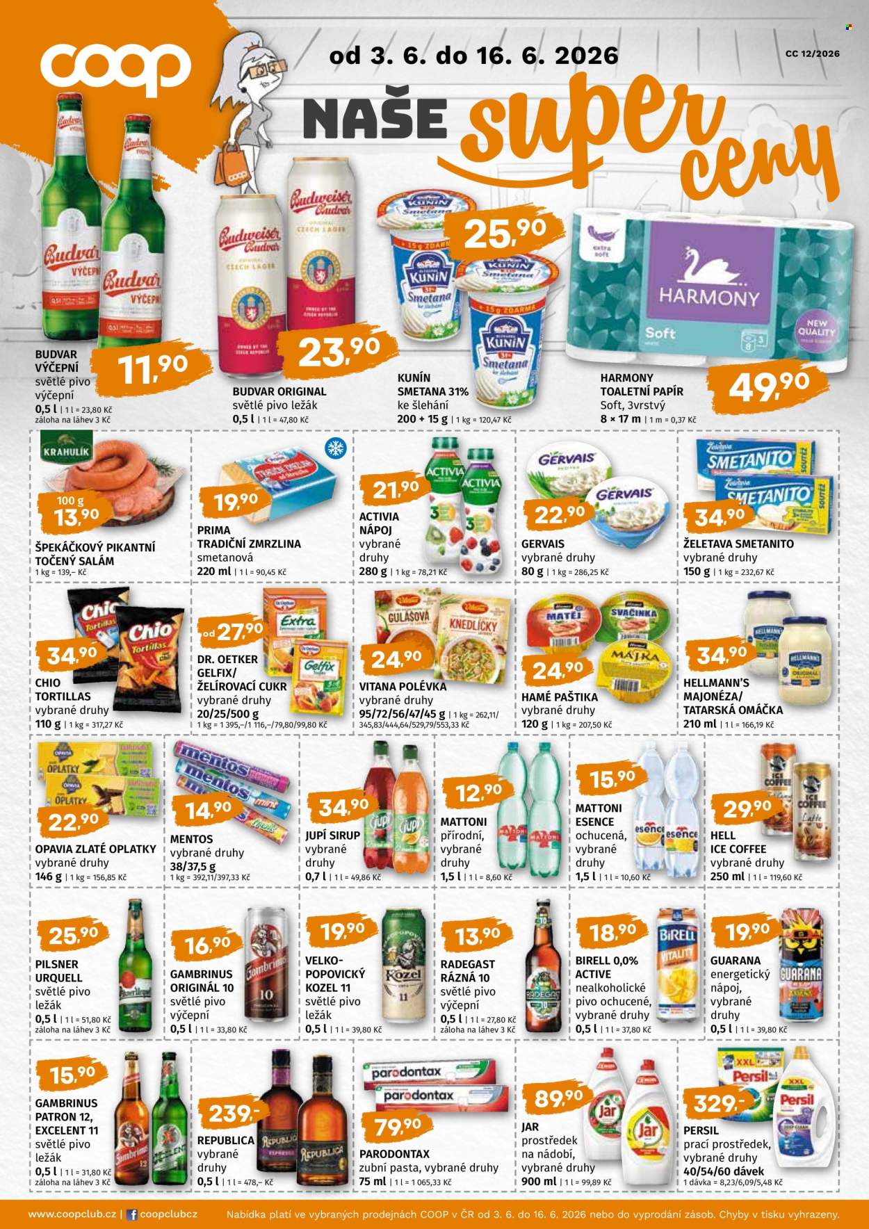Leták coop TERNO - 3.6.2026 - 16.6.2026. Strana 1