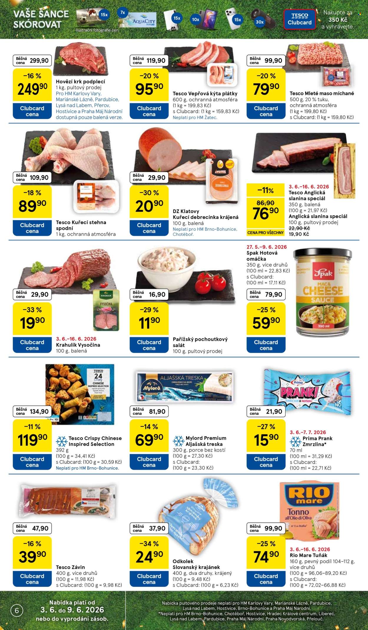 Leták TESCO - 3.6.2026 - 9.6.2026. Strana 6