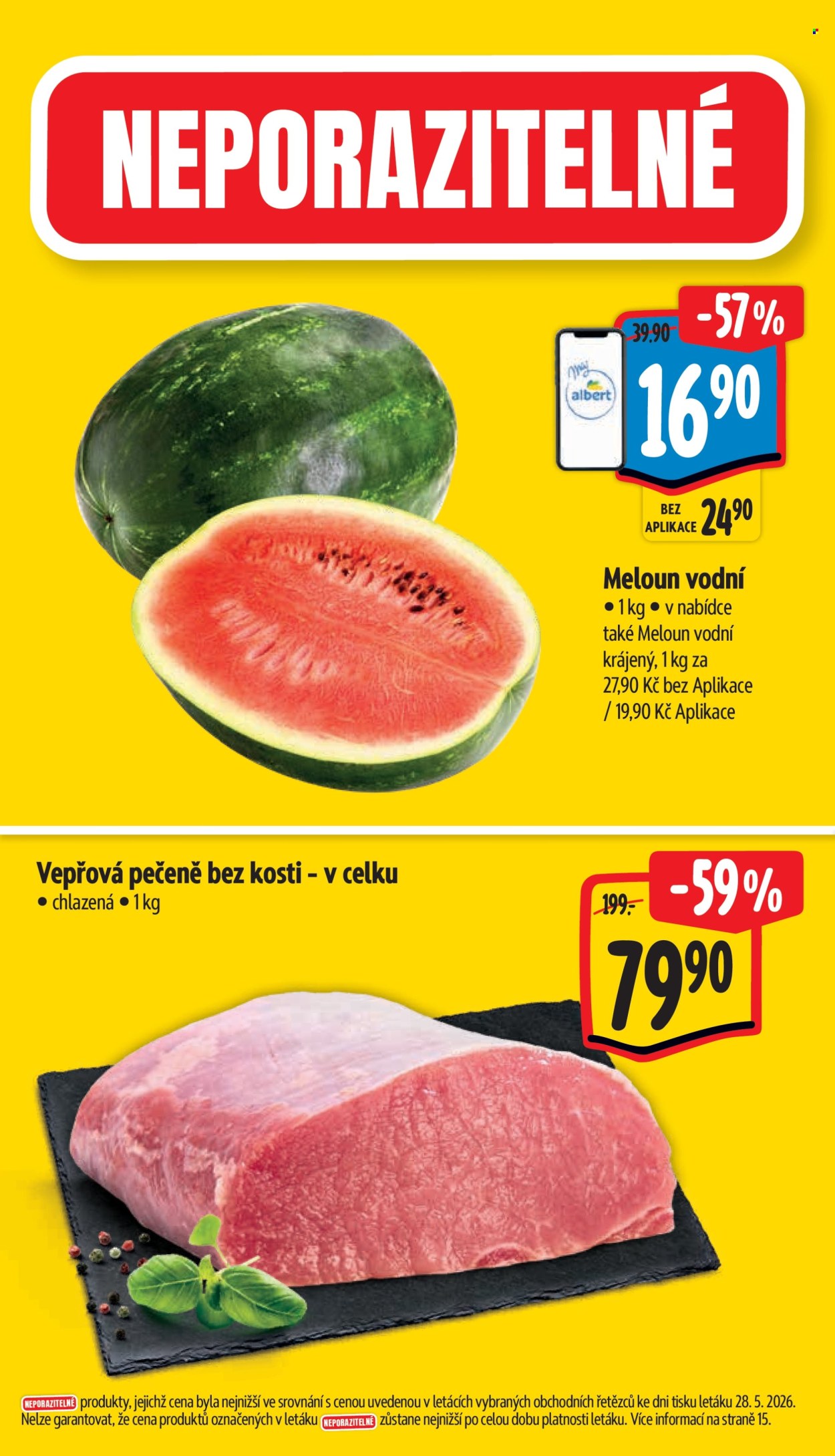 Leták Albert Supermarket - 3.6.2026 - 9.6.2026. Strana 2