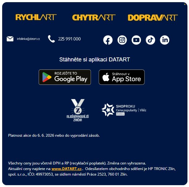 Leták DATART - 2.6.2026 - 6.6.2026. Strana 6