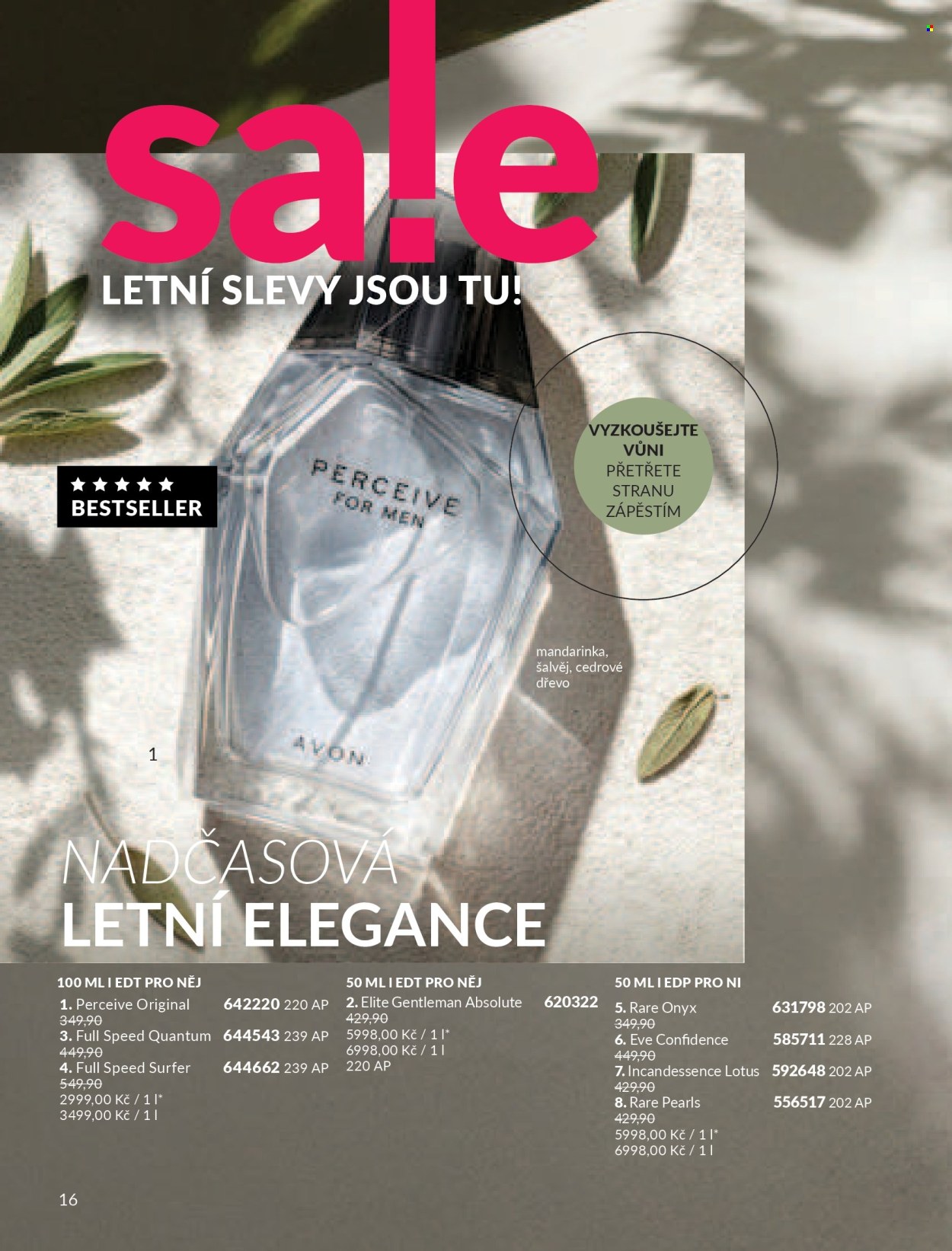 Leták AVON - 1.7.2026 - 31.7.2026. Strana 16