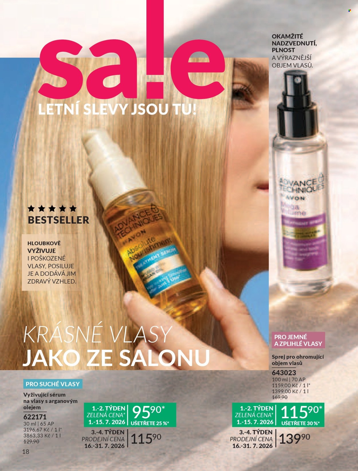 Leták AVON - 1.7.2026 - 31.7.2026. Strana 18