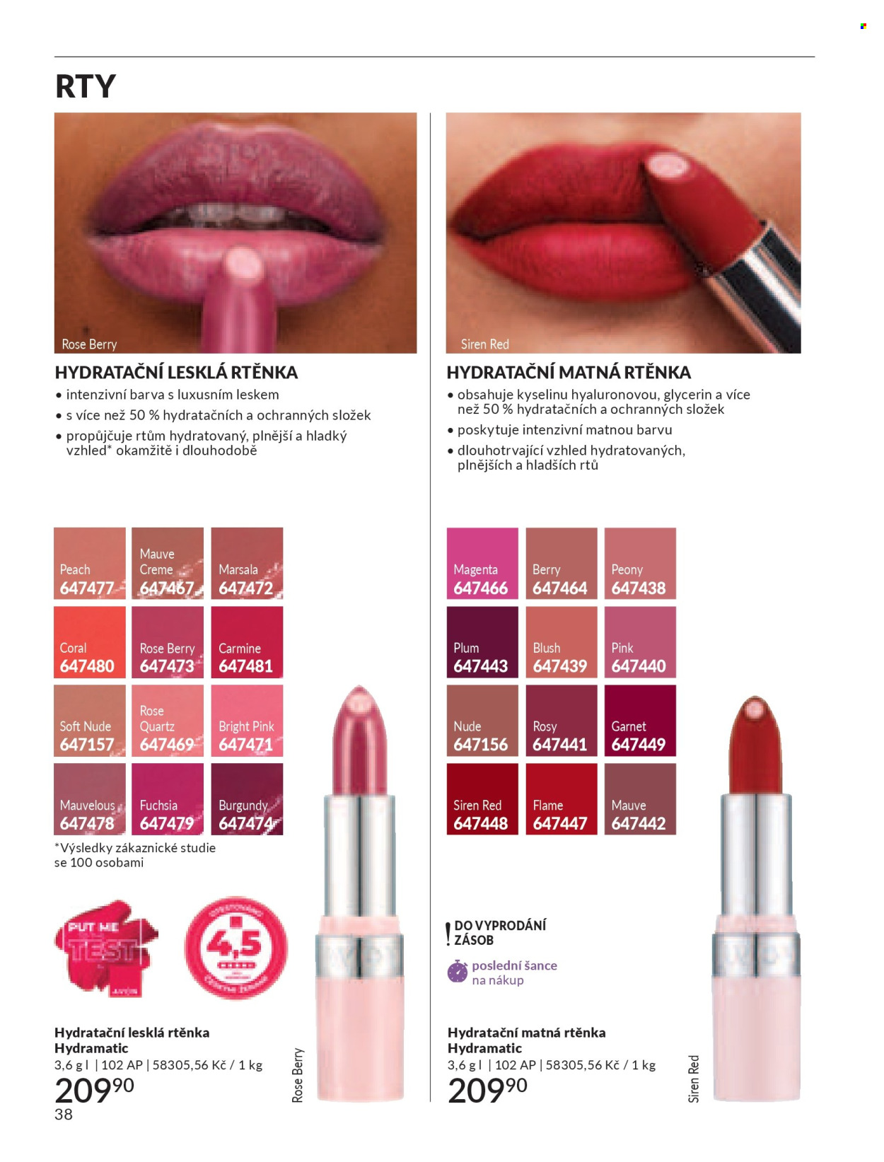 Leták AVON - 1.7.2026 - 31.7.2026. Strana 38