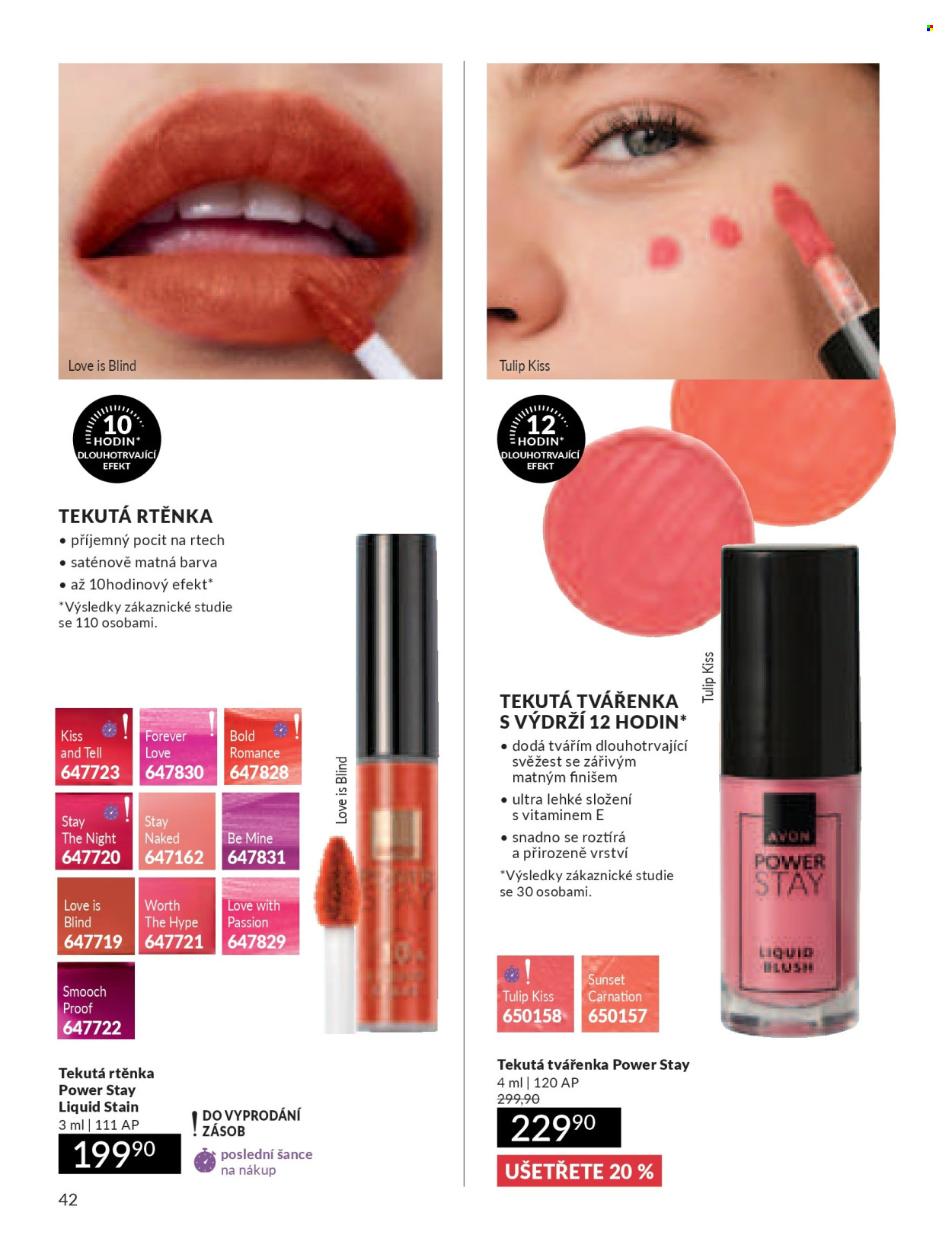Leták AVON - 1.7.2026 - 31.7.2026. Strana 42