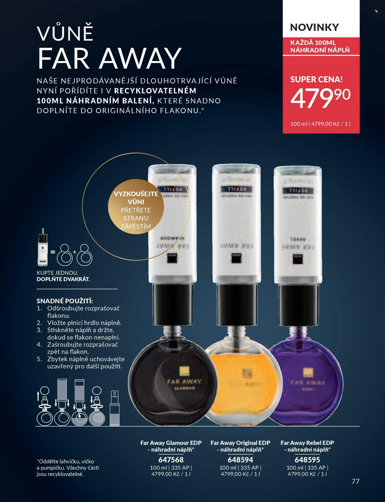 Leták AVON - 1.7.2026 - 31.7.2026. Strana 77