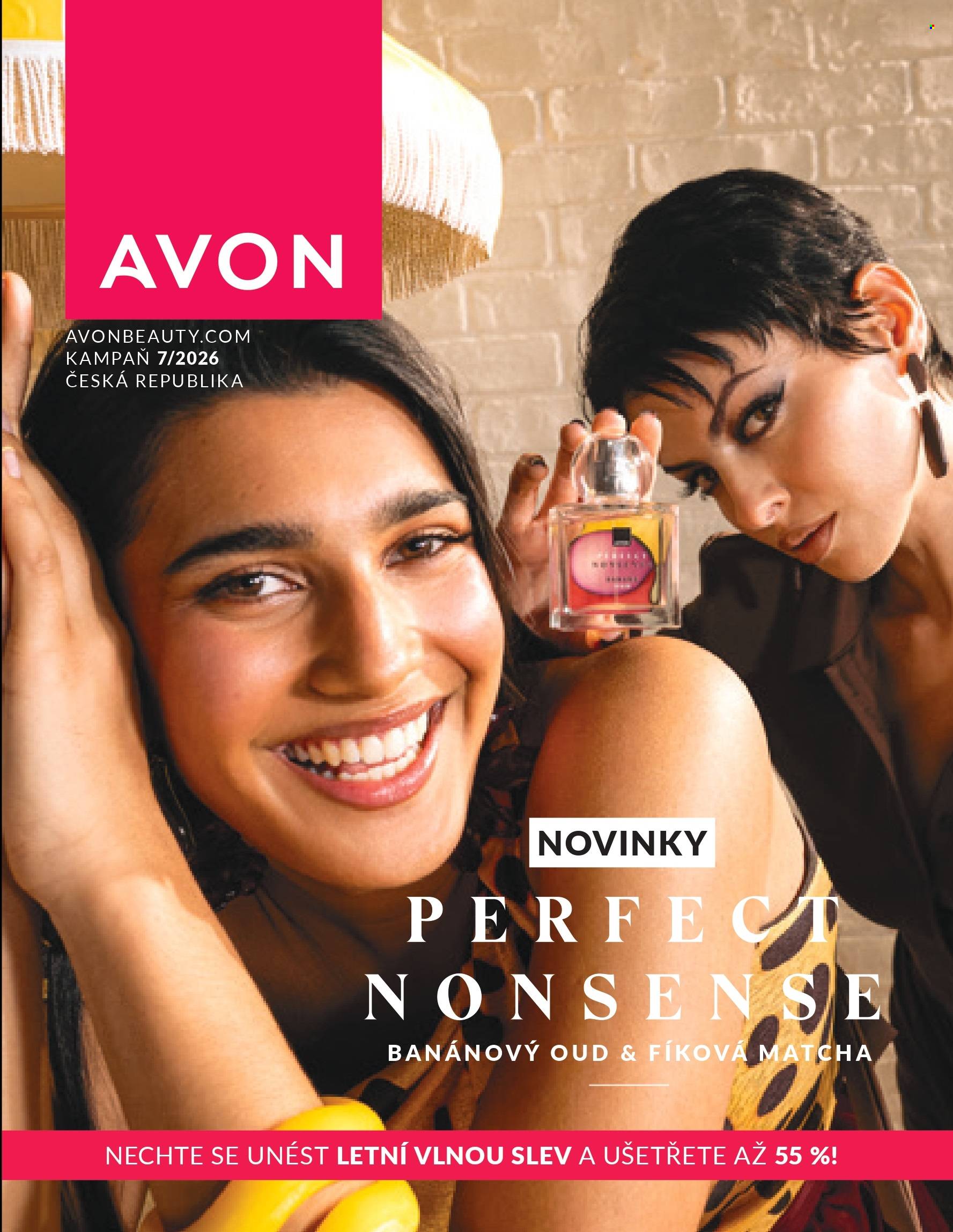 Leták AVON - 1.7.2026 - 31.7.2026. Strana 1