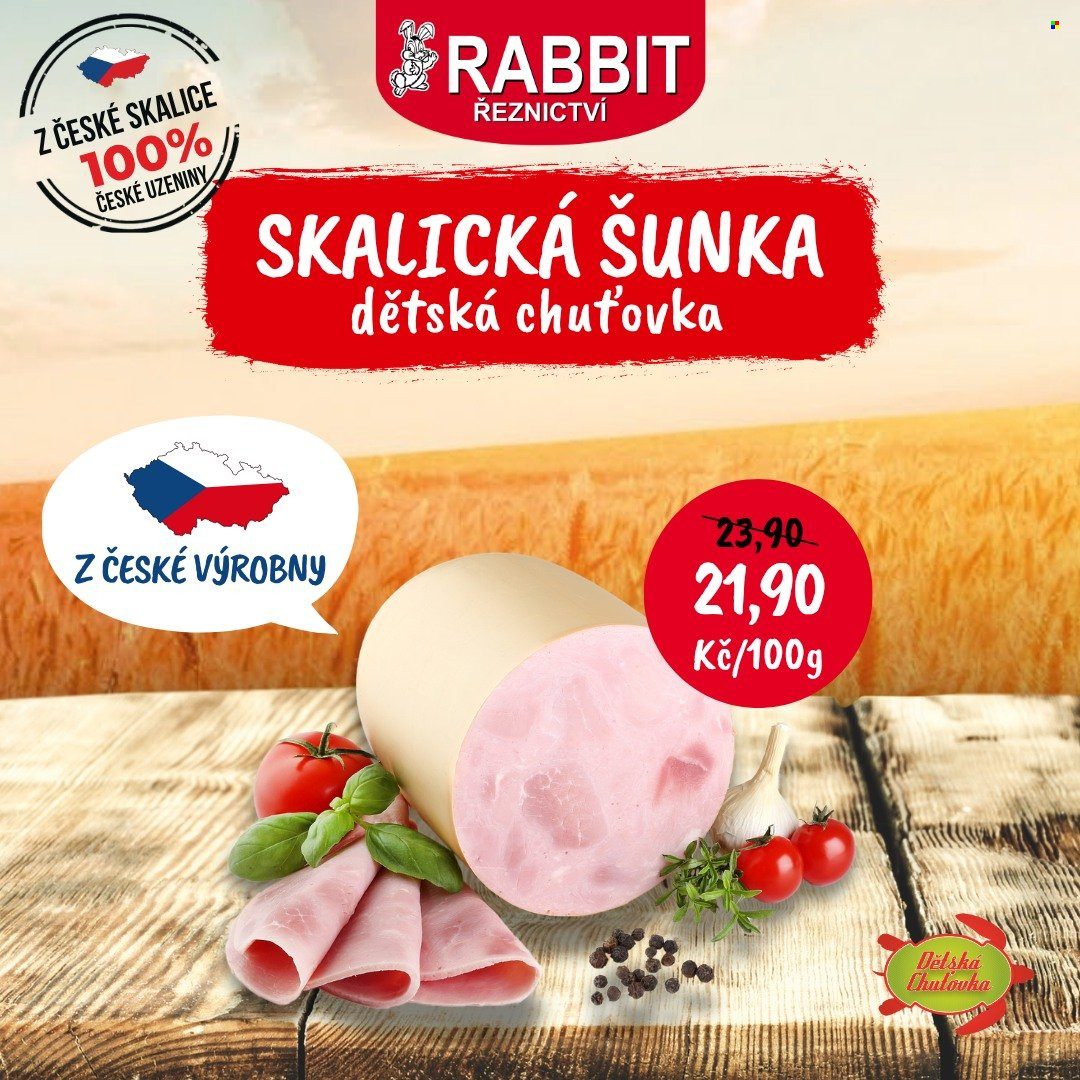 Leták RABBIT řeznictví - 2.6.2026 - 7.6.2026. Strana 3