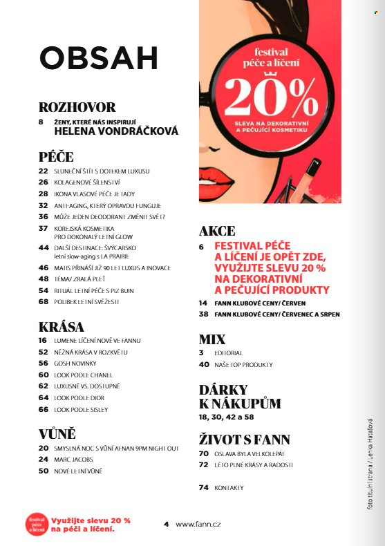 Leták FAnn parfumerie - 1.6.2026 - 30.6.2026. Strana 4