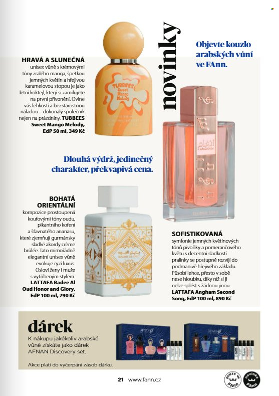 Leták FAnn parfumerie - 1.6.2026 - 30.6.2026. Strana 21