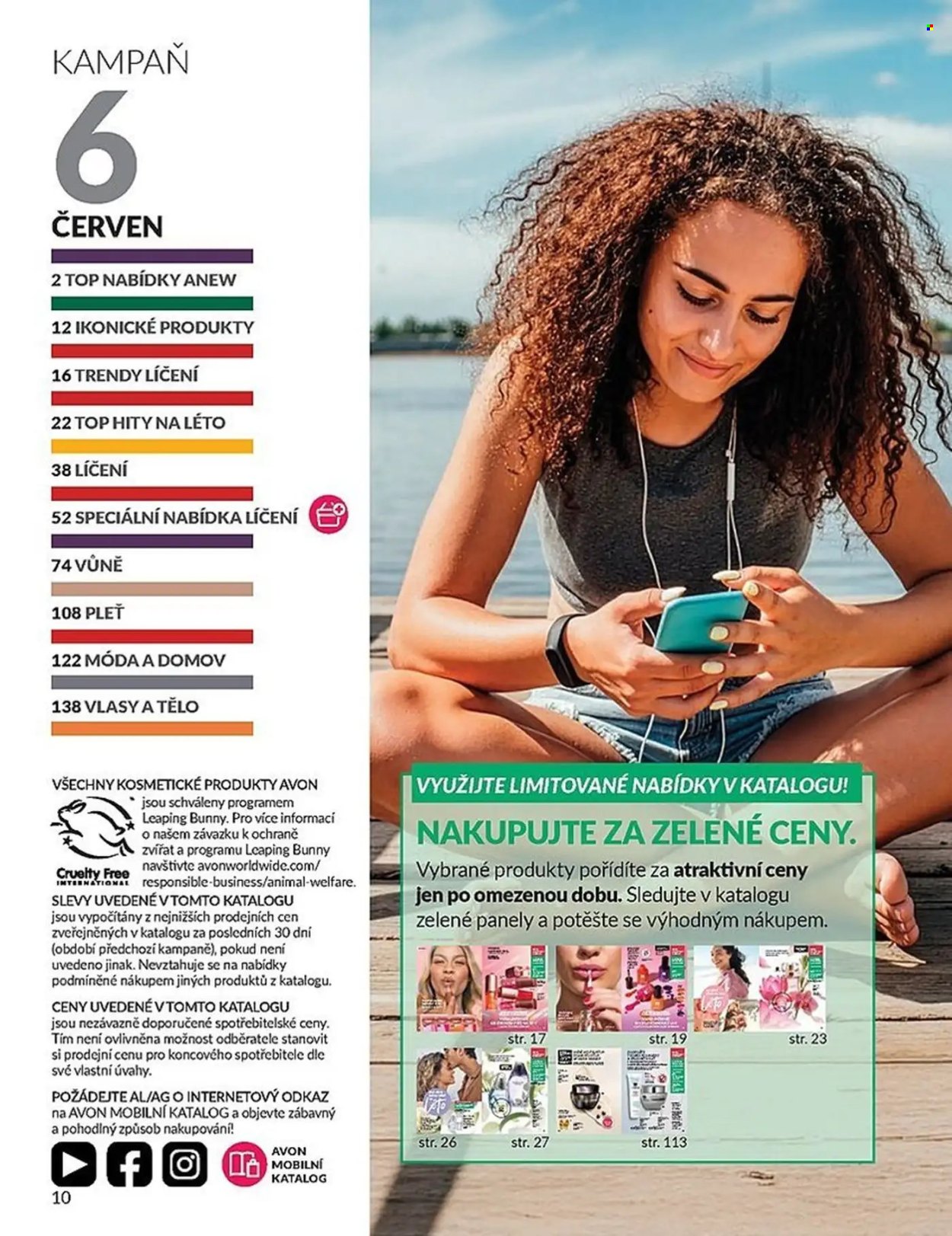 Leták AVON - 1.6.2026 - 30.6.2026. Strana 10