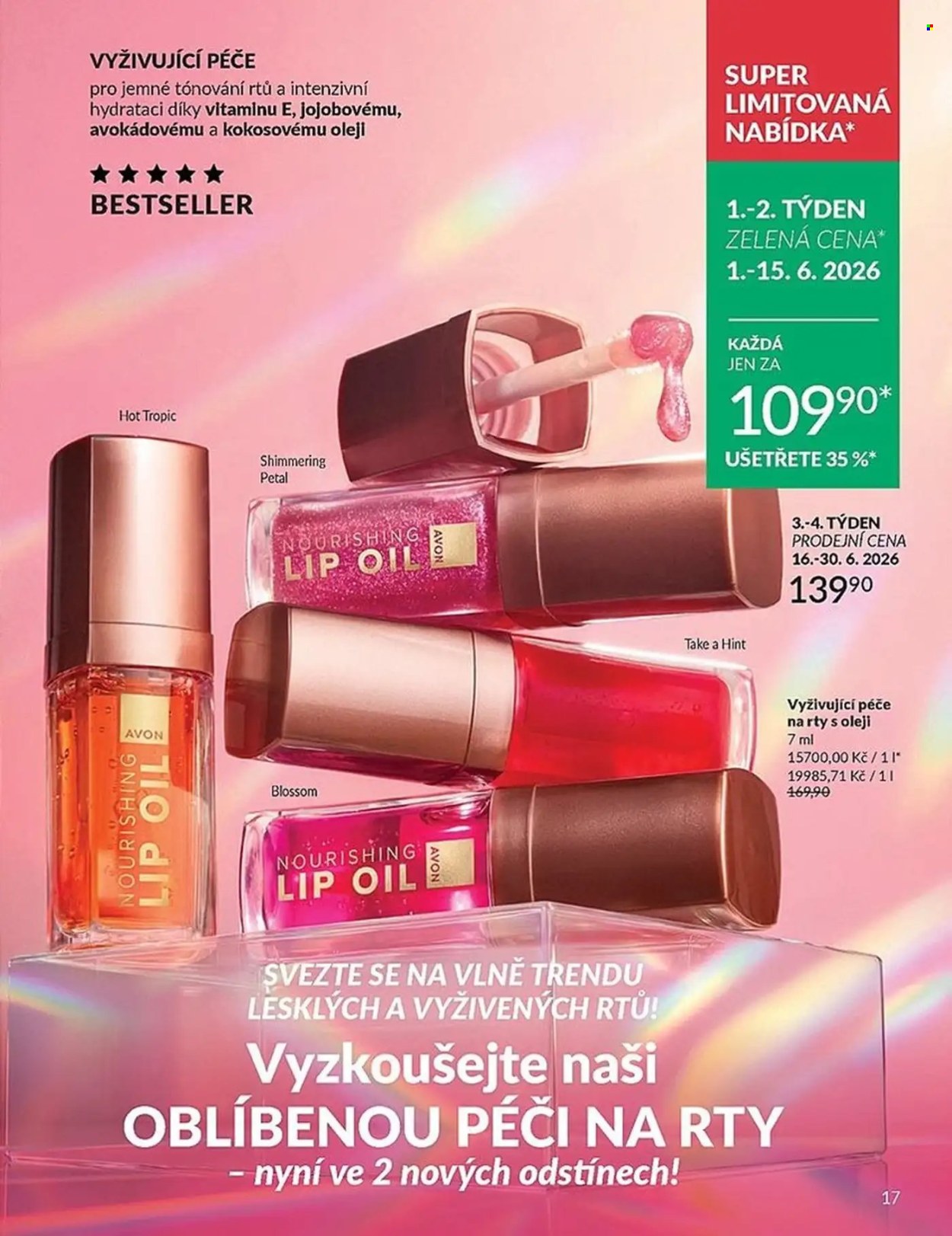 Leták AVON - 1.6.2026 - 30.6.2026. Strana 17