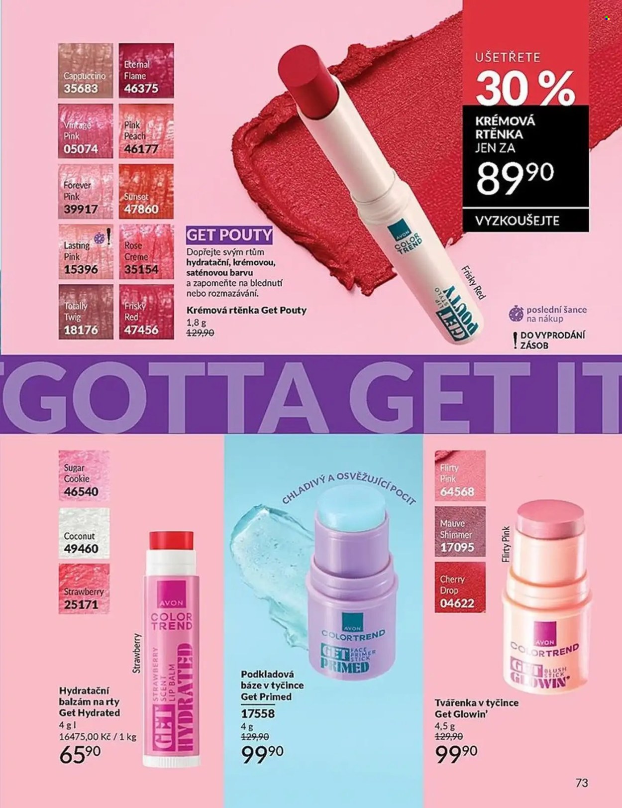 Leták AVON - 1.6.2026 - 30.6.2026. Strana 73