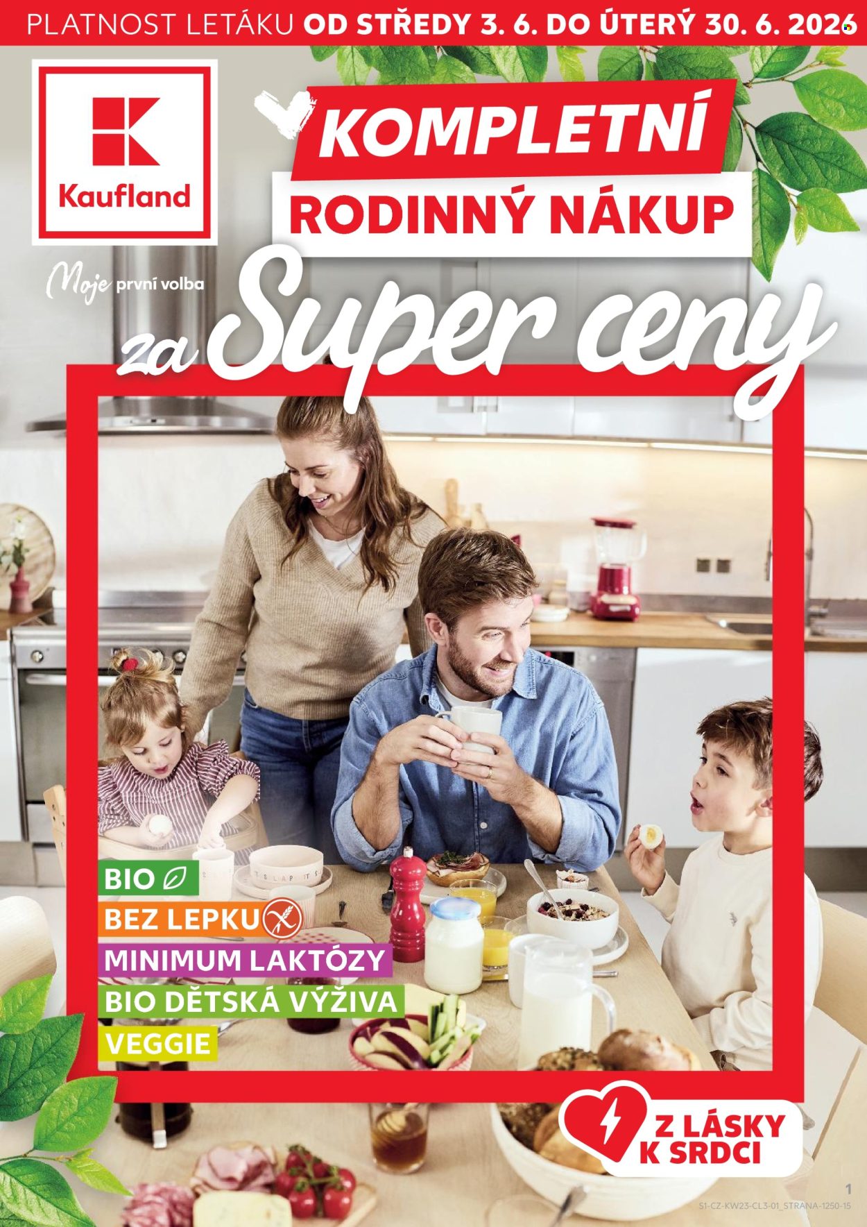 Leták Kaufland - 3.6.2026 - 30.6.2026. Strana 1