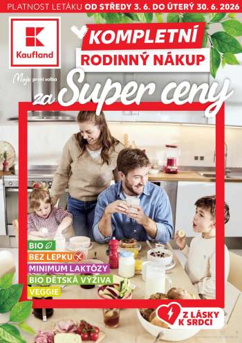 Leták Kaufland - 3.6.2026 - 30.6.2026.