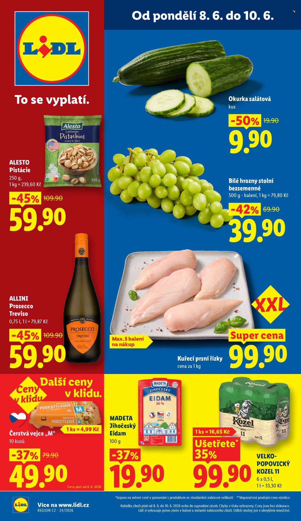 Leták Lidl - 8.6.2026 - 10.6.2026. Strana 1