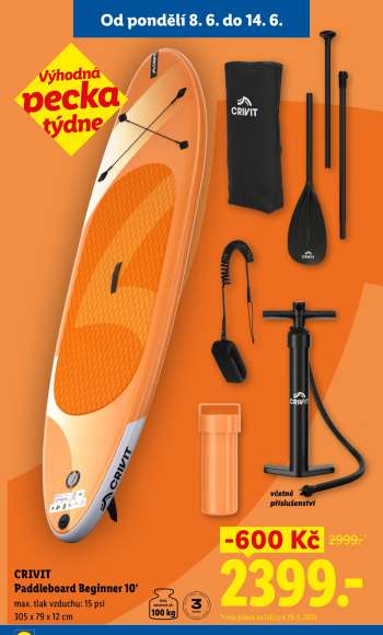 thumbnail - CRIVIT Paddleboard Beginner 10'