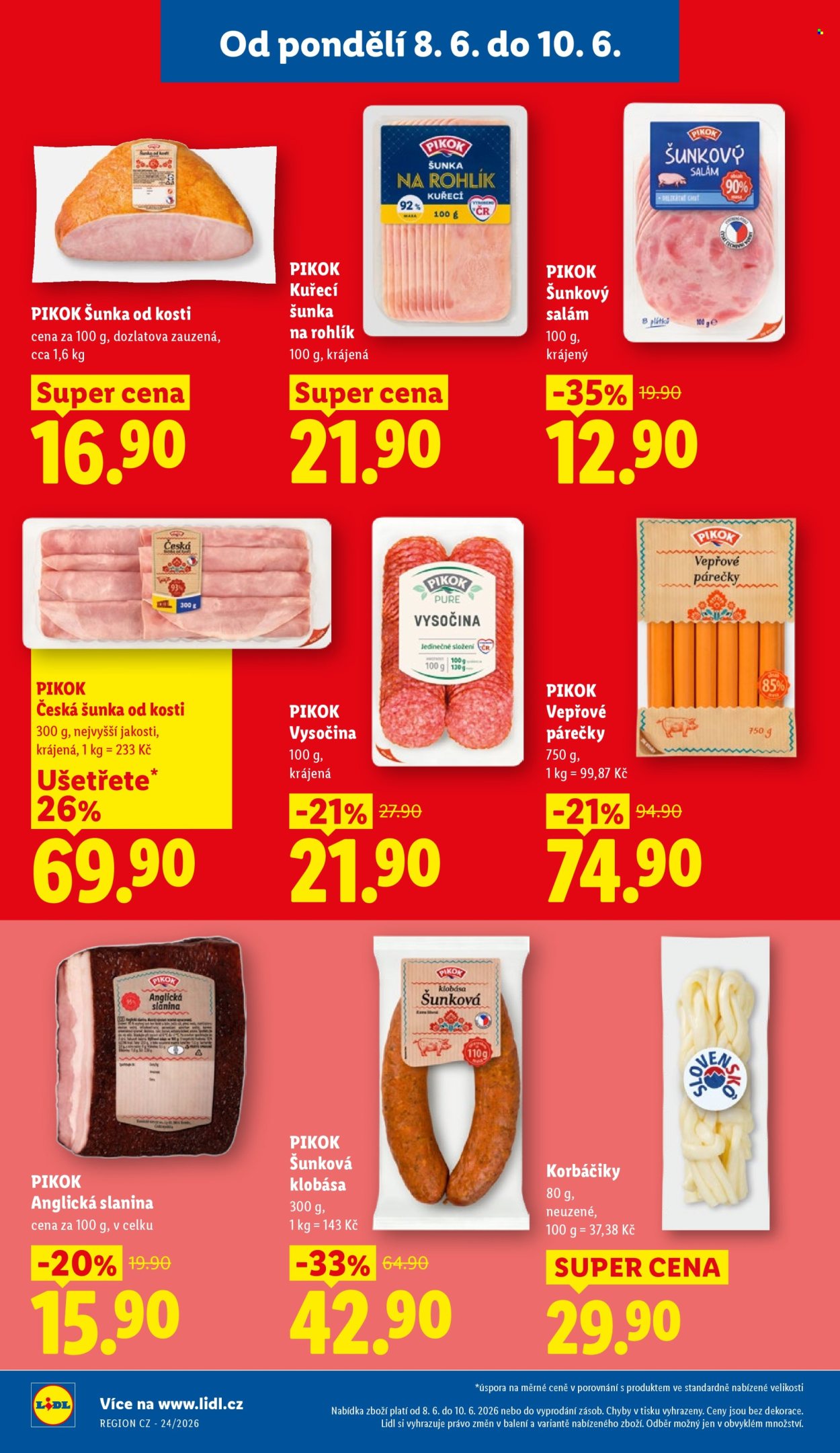 Leták Lidl - 8.6.2026 - 10.6.2026. Strana 16