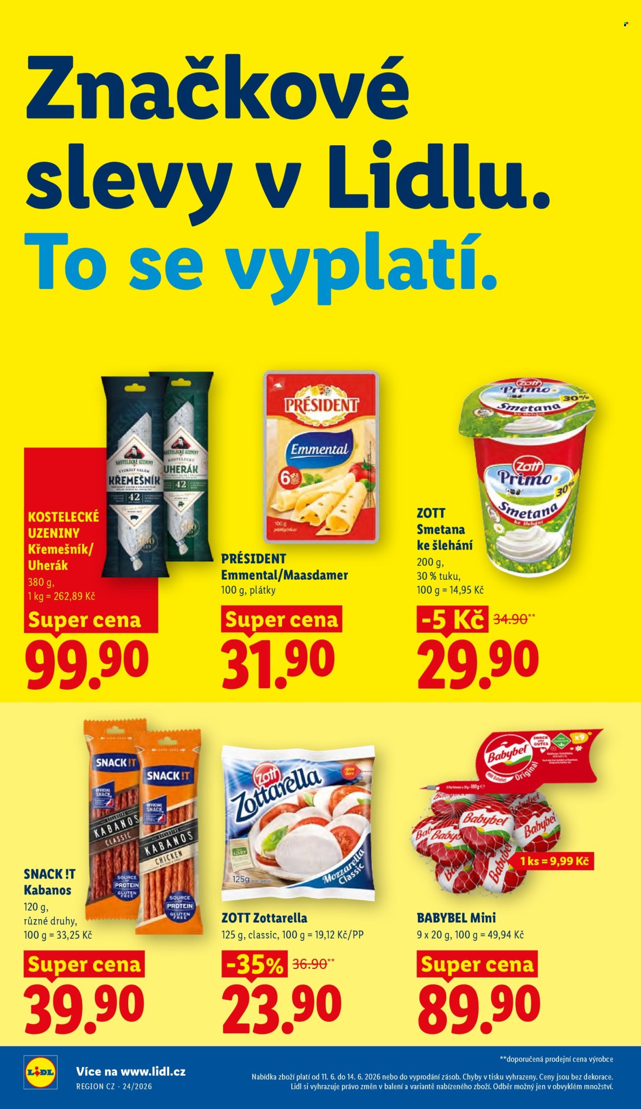 Leták Lidl - 11.6.2026 - 14.6.2026. Strana 20