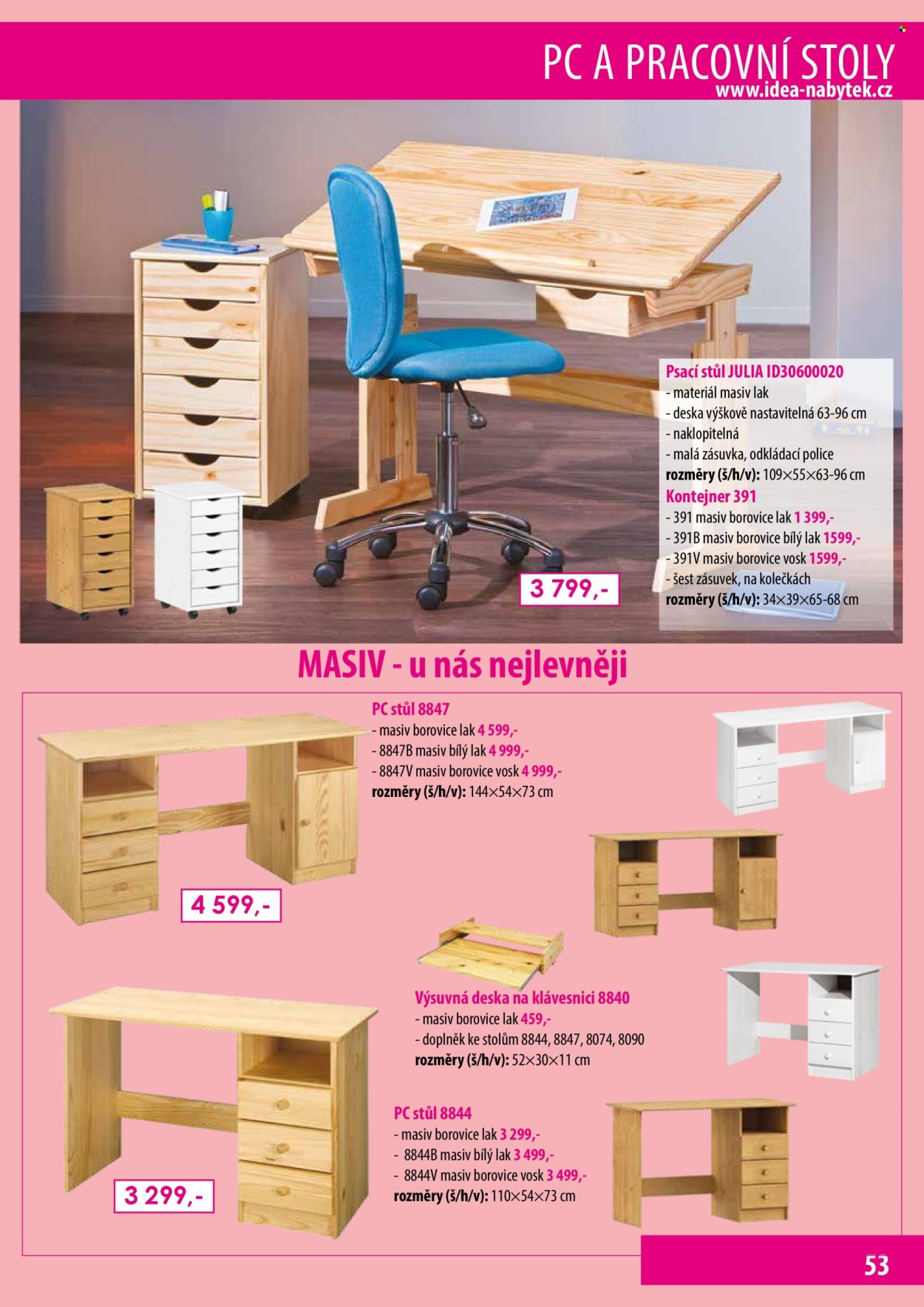 Leták IDEA nábytek. Strana 53