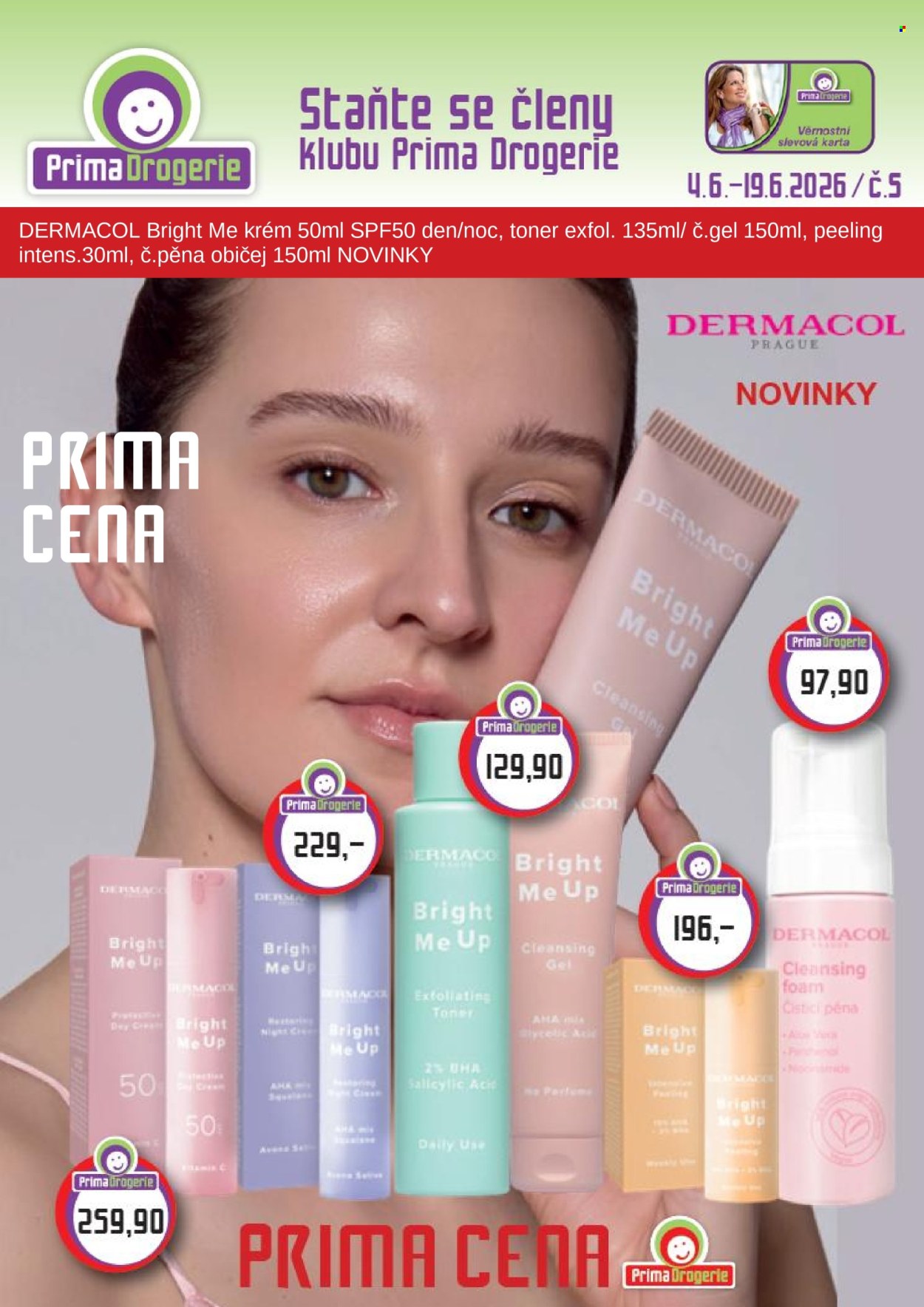 Leták Prima Drogerie - 4.6.2026 - 19.6.2026. Strana 1
