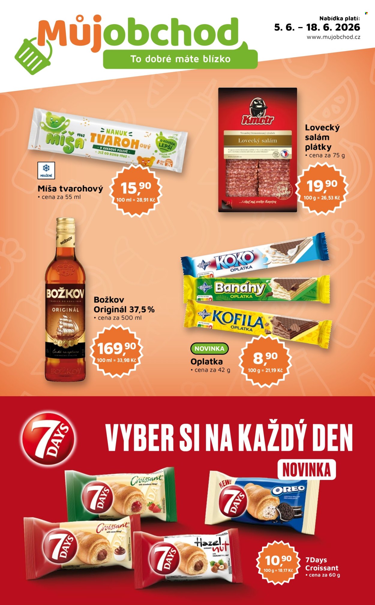 Leták Můj obchod - 5.6.2026 - 18.6.2026. Strana 1