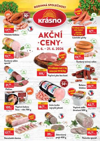 Leták MP Krásno - 8.6.2026 - 21.6.2026.