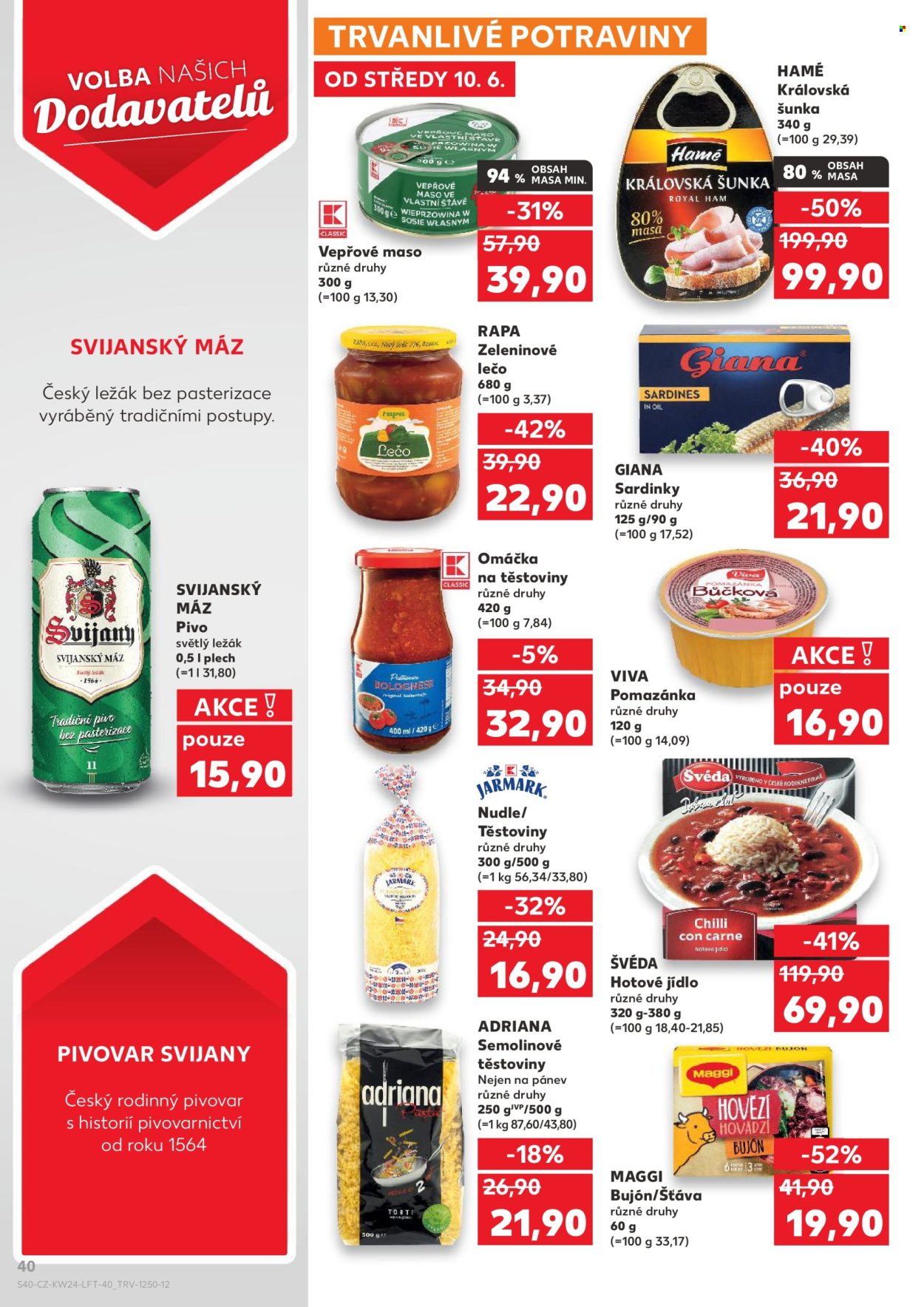 Leták Kaufland - 10.6.2026 - 16.6.2026. Strana 40