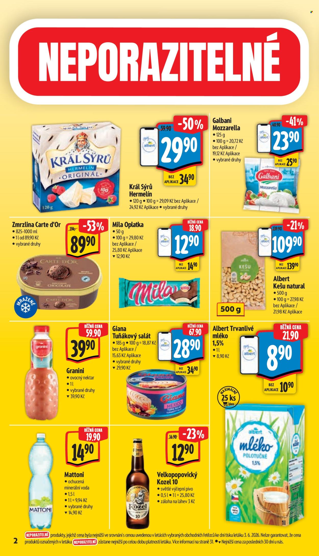Leták Albert Hypermarket - 10.6.2026 - 16.6.2026. Strana 6