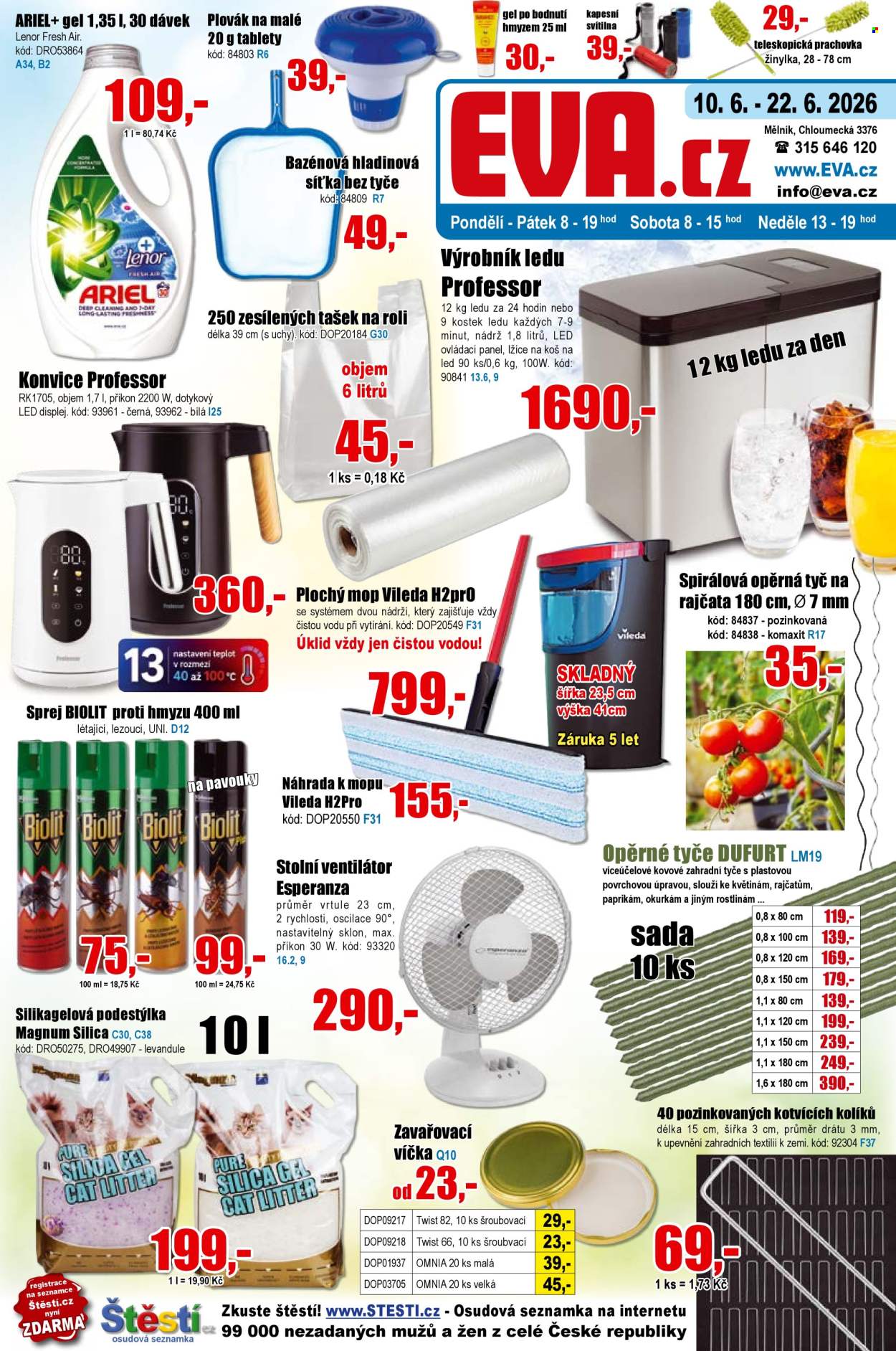 Leták EVA supermarket - 10.6.2026 - 22.6.2026. Strana 1