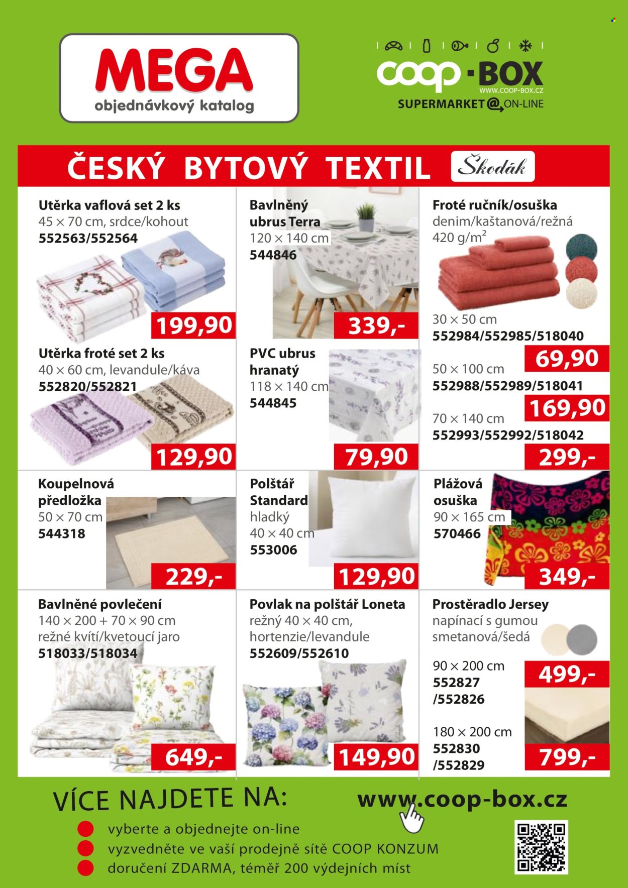 Leták Konzum. Strana 1