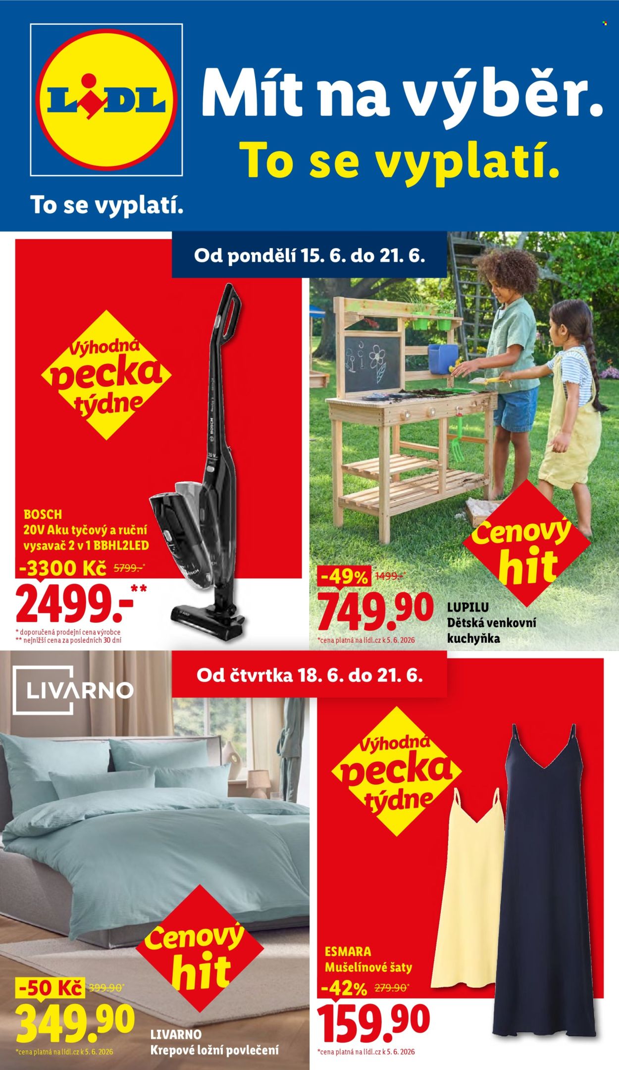 Leták Lidl - 15.6.2026 - 21.6.2026. Strana 1