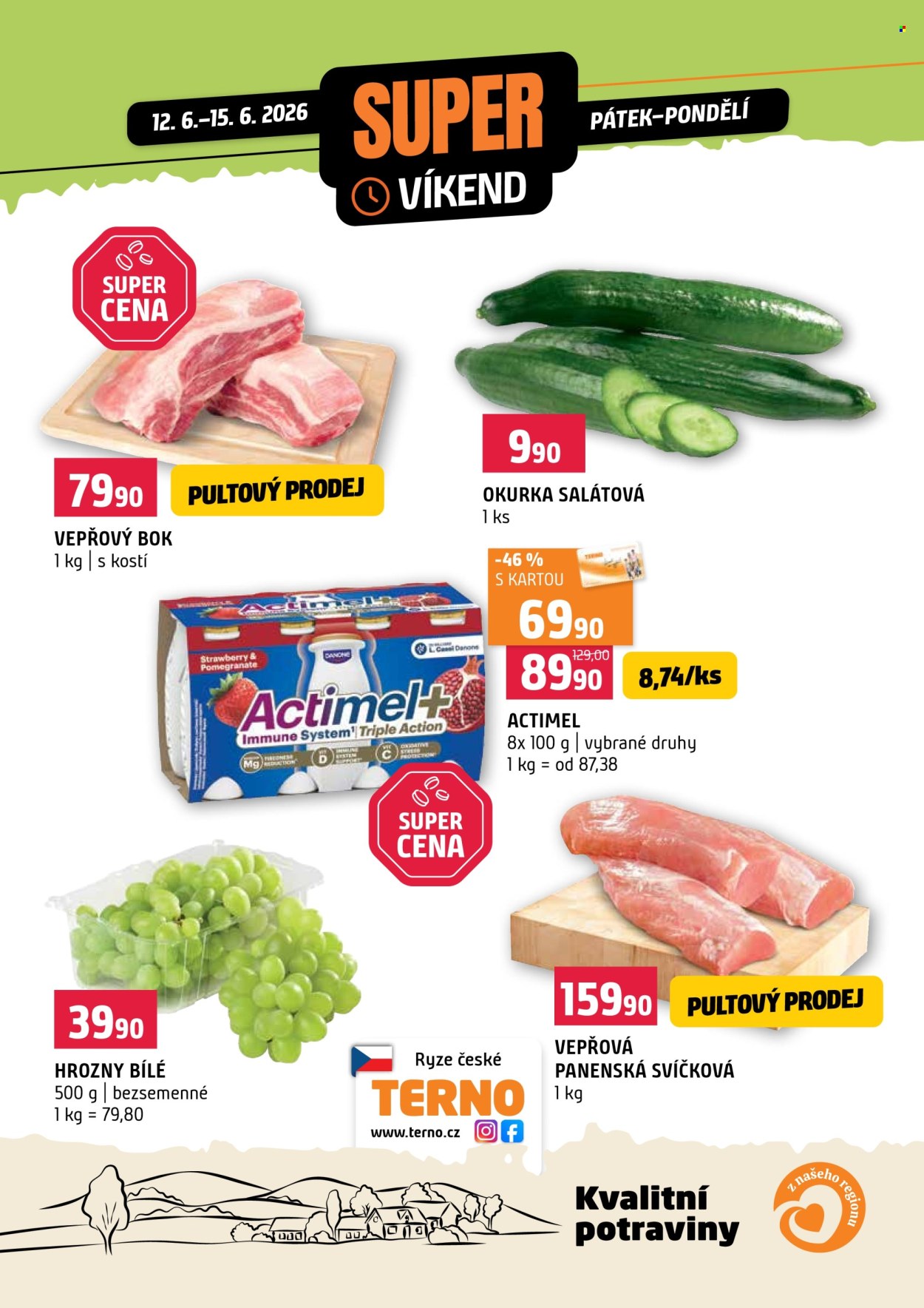 Leták coop TERNO - 12.6.2026 - 15.6.2026. Strana 1