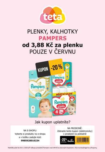 Leták Teta drogerie - 3.6.2026 - 30.6.2026.