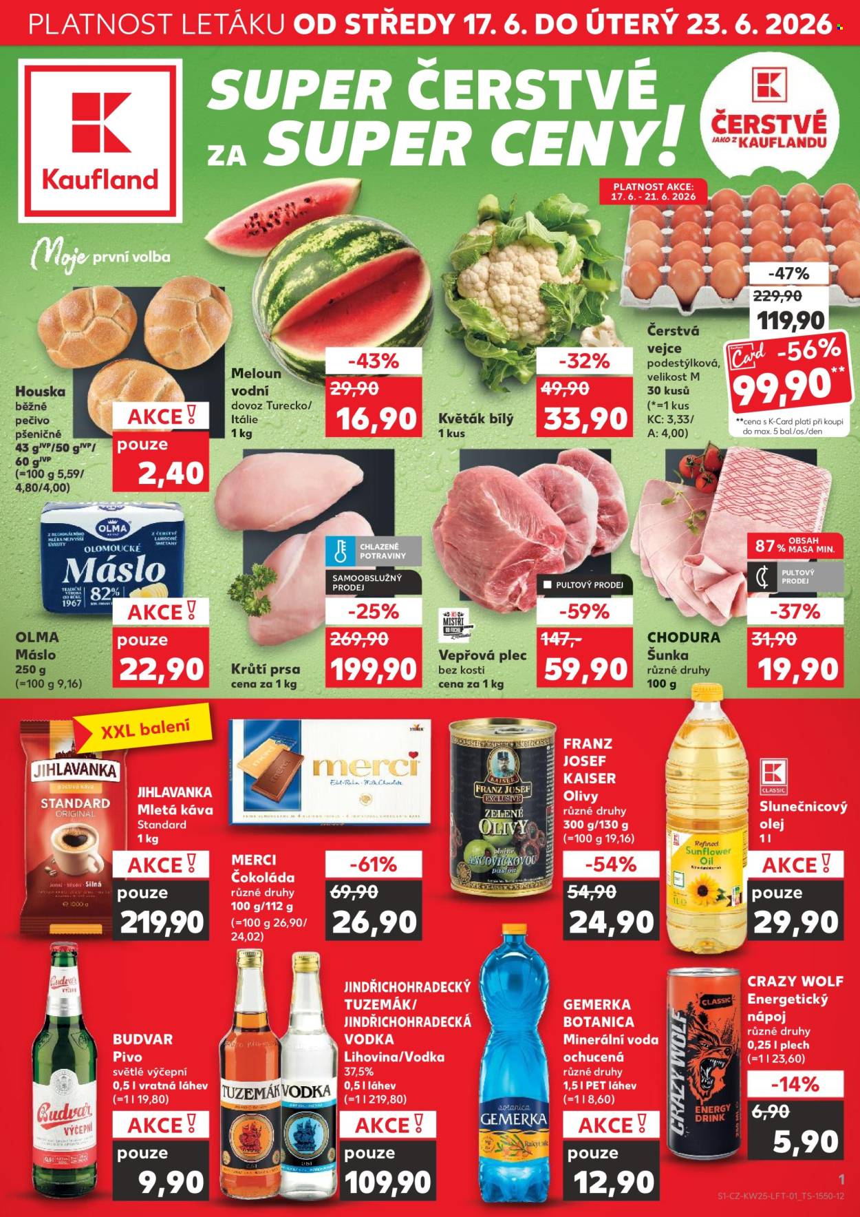 Leták Kaufland - 17.6.2026 - 23.6.2026. Strana 1