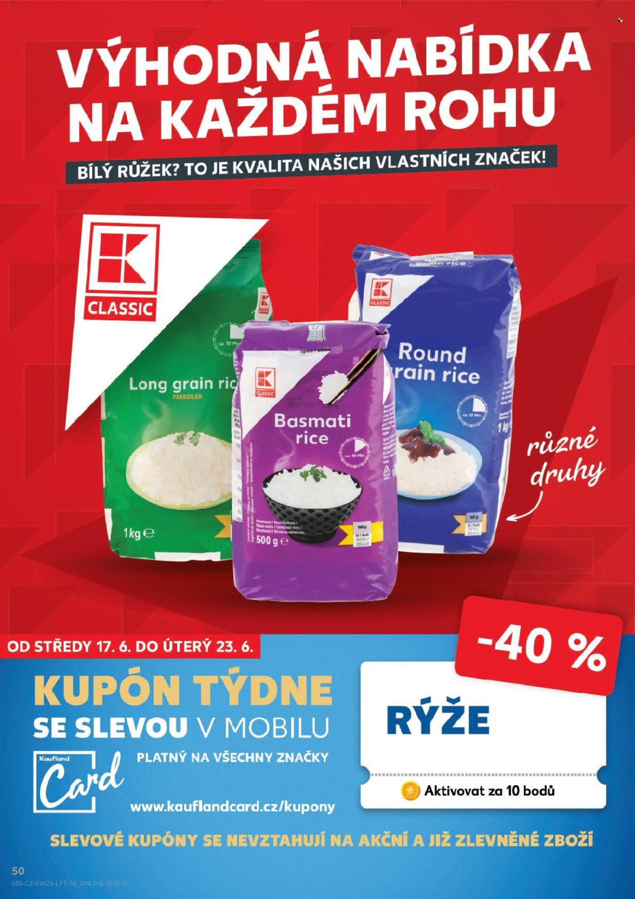 Leták Kaufland - 17.6.2026 - 23.6.2026. Strana 50