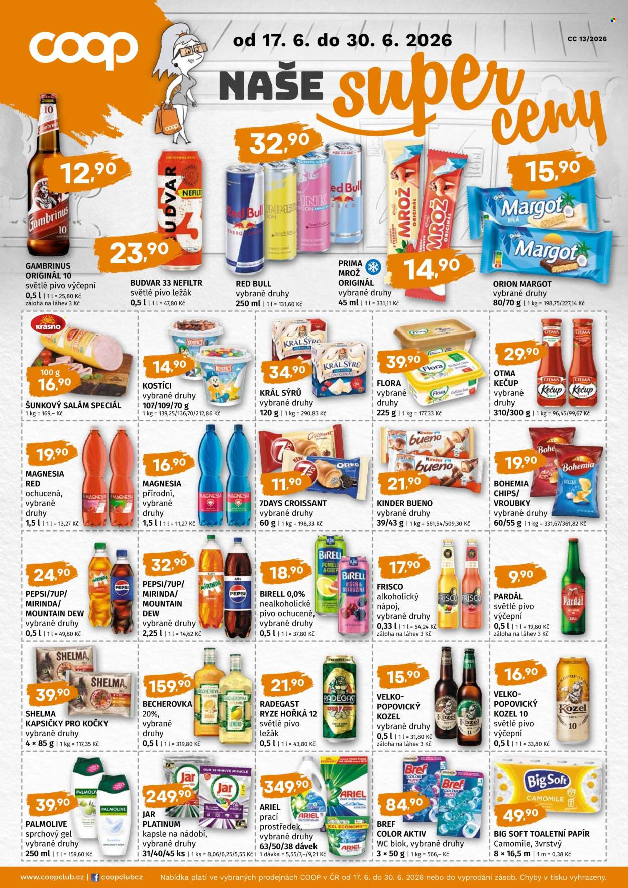 Leták coop TERNO - 17.6.2026 - 30.6.2026. Strana 1