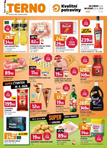 Leták coop TERNO - 17.6.2026 - 23.6.2026.