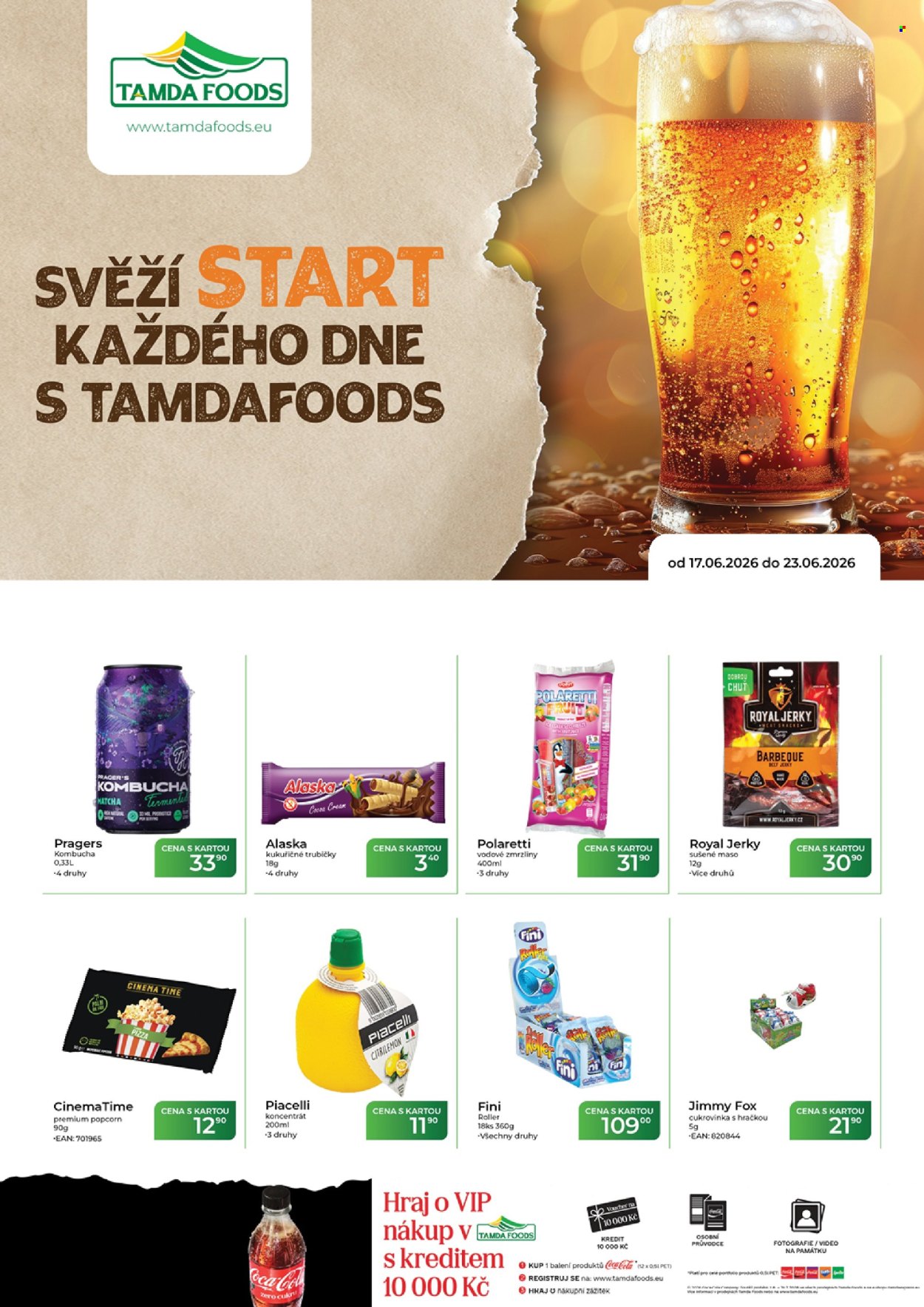 Leták Tamda Foods - 17.6.2026 - 23.6.2026. Strana 1