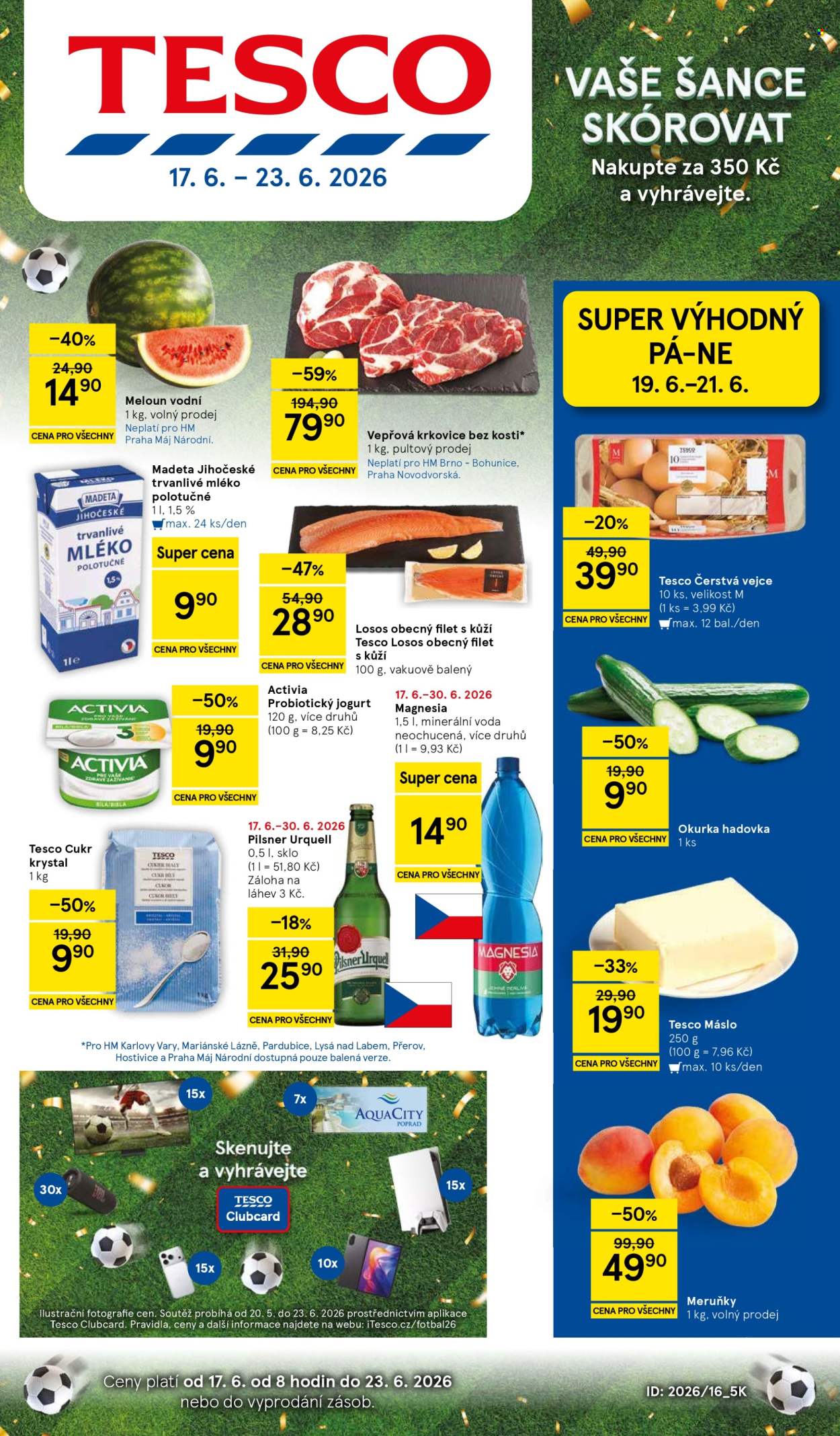 Leták TESCO - 17.6.2026 - 23.6.2026. Strana 1