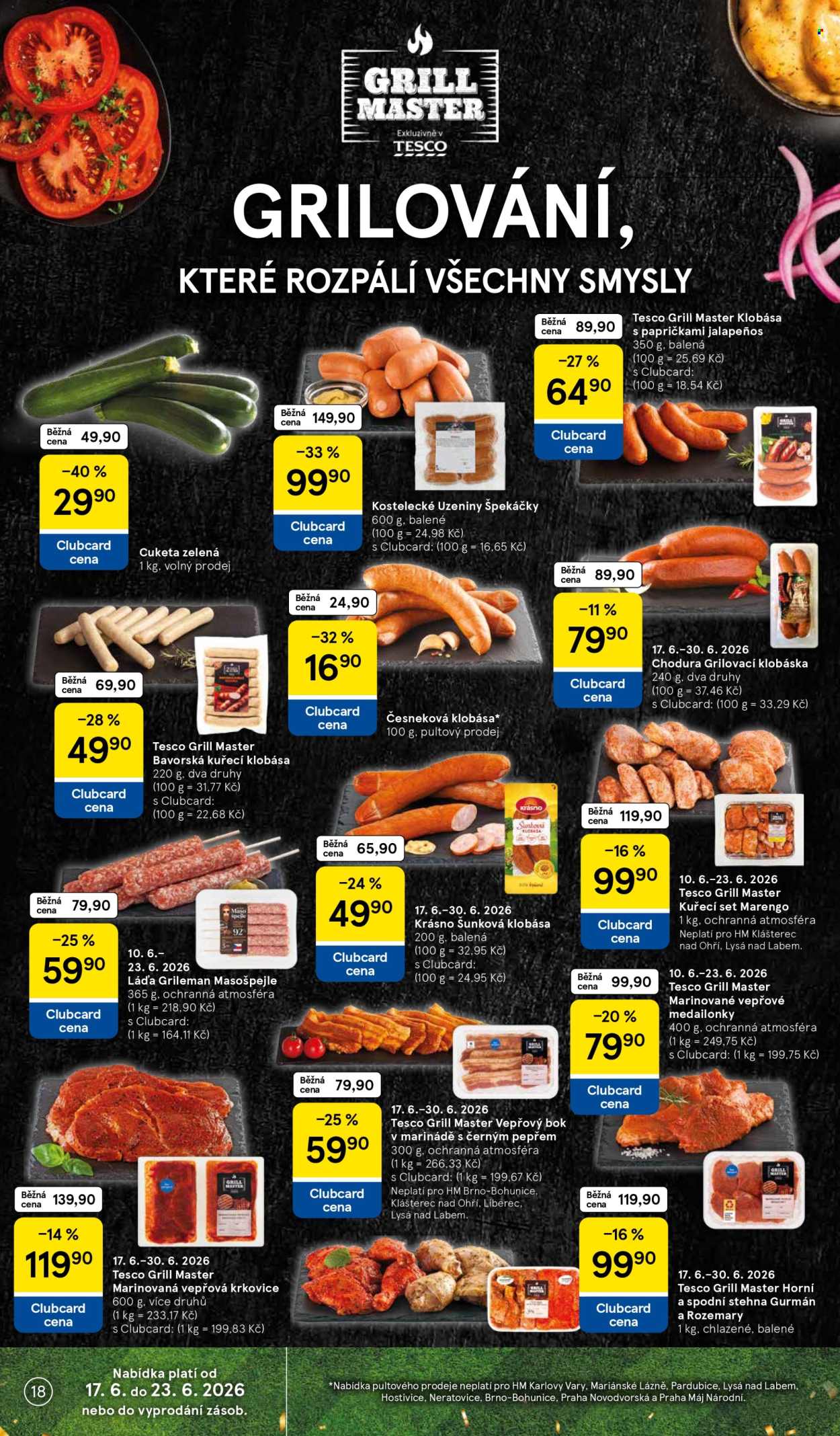 Leták TESCO - 17.6.2026 - 23.6.2026. Strana 18