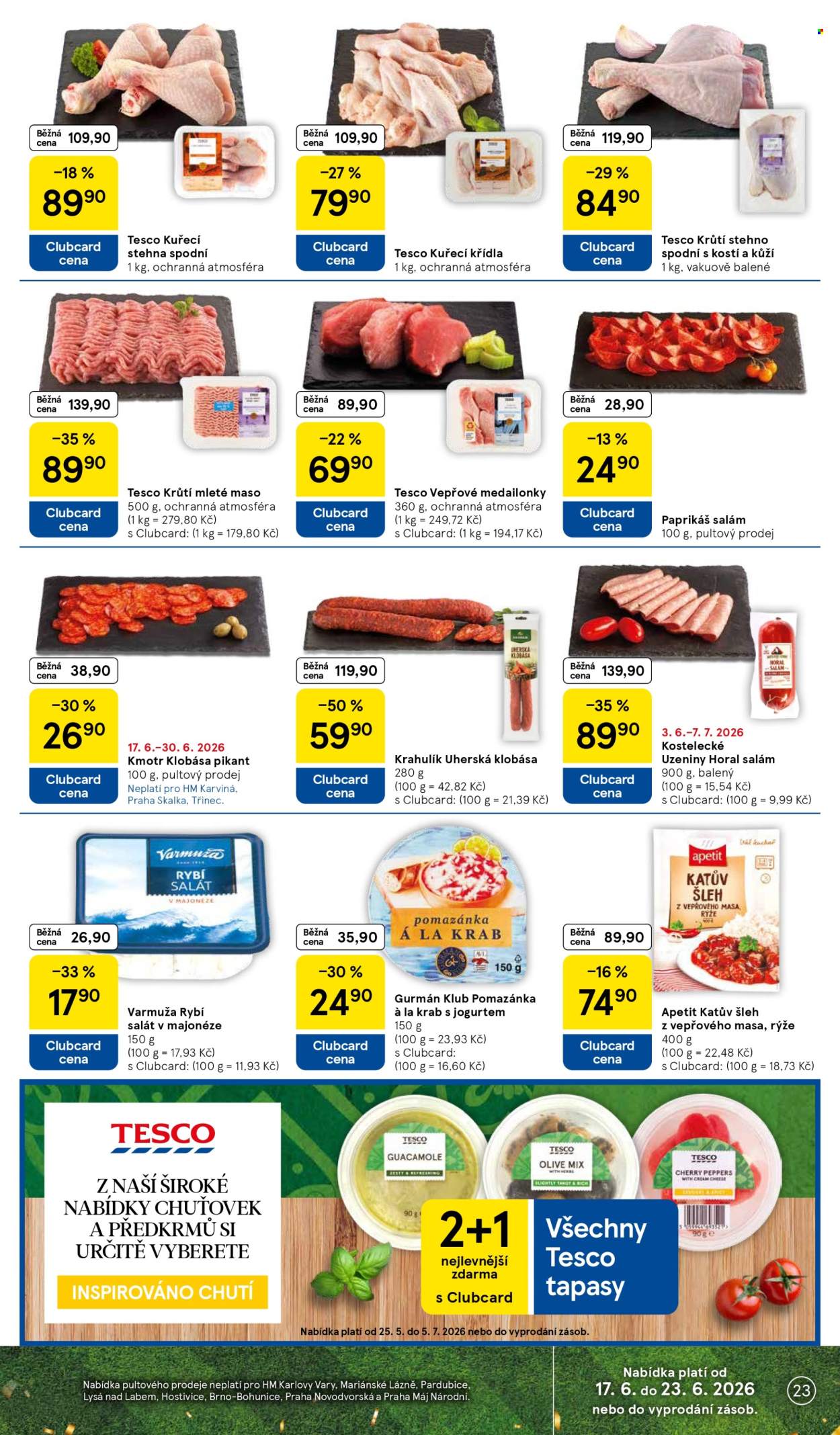Leták TESCO - 17.6.2026 - 23.6.2026. Strana 23