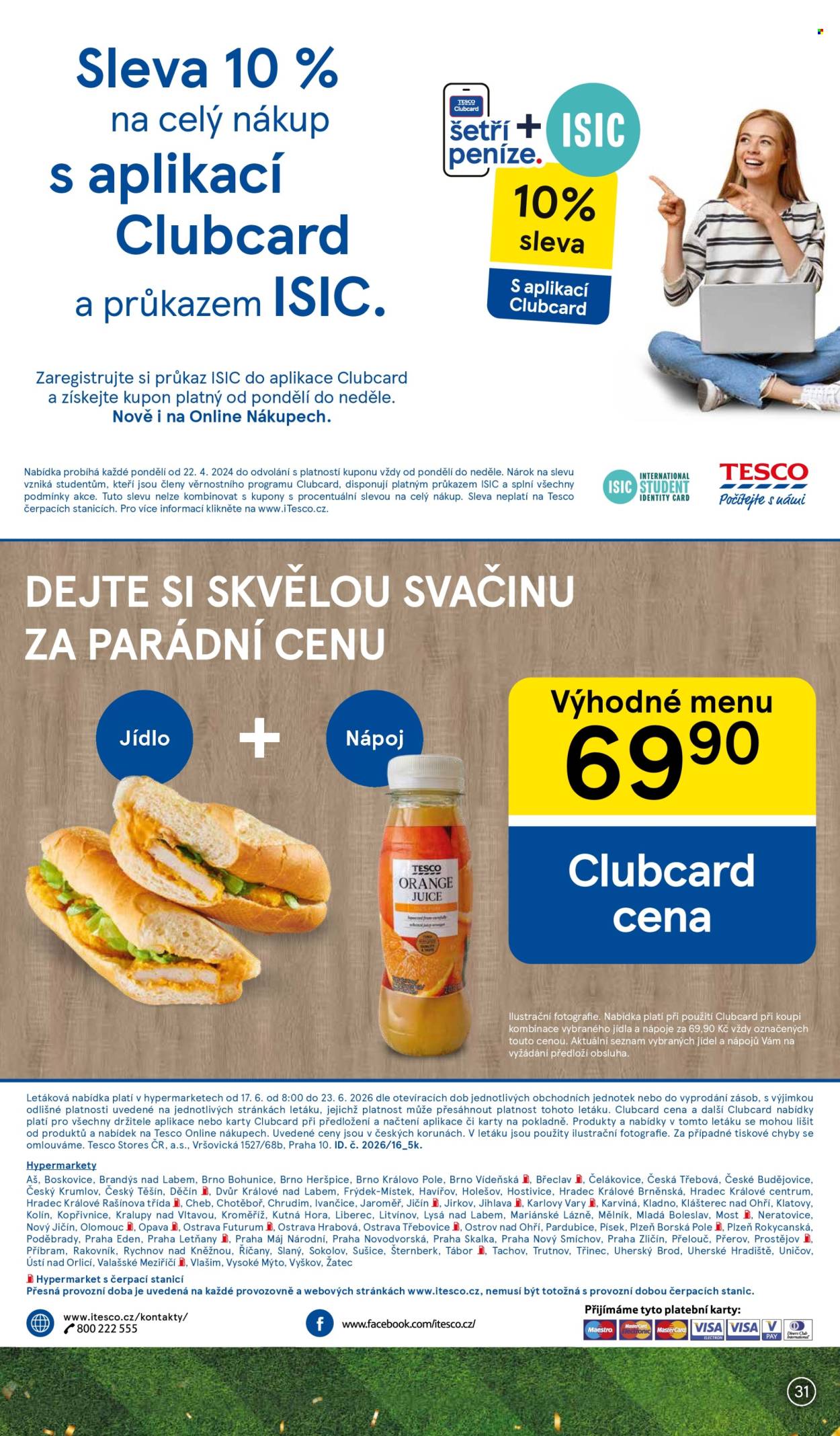 Leták TESCO - 17.6.2026 - 23.6.2026. Strana 31