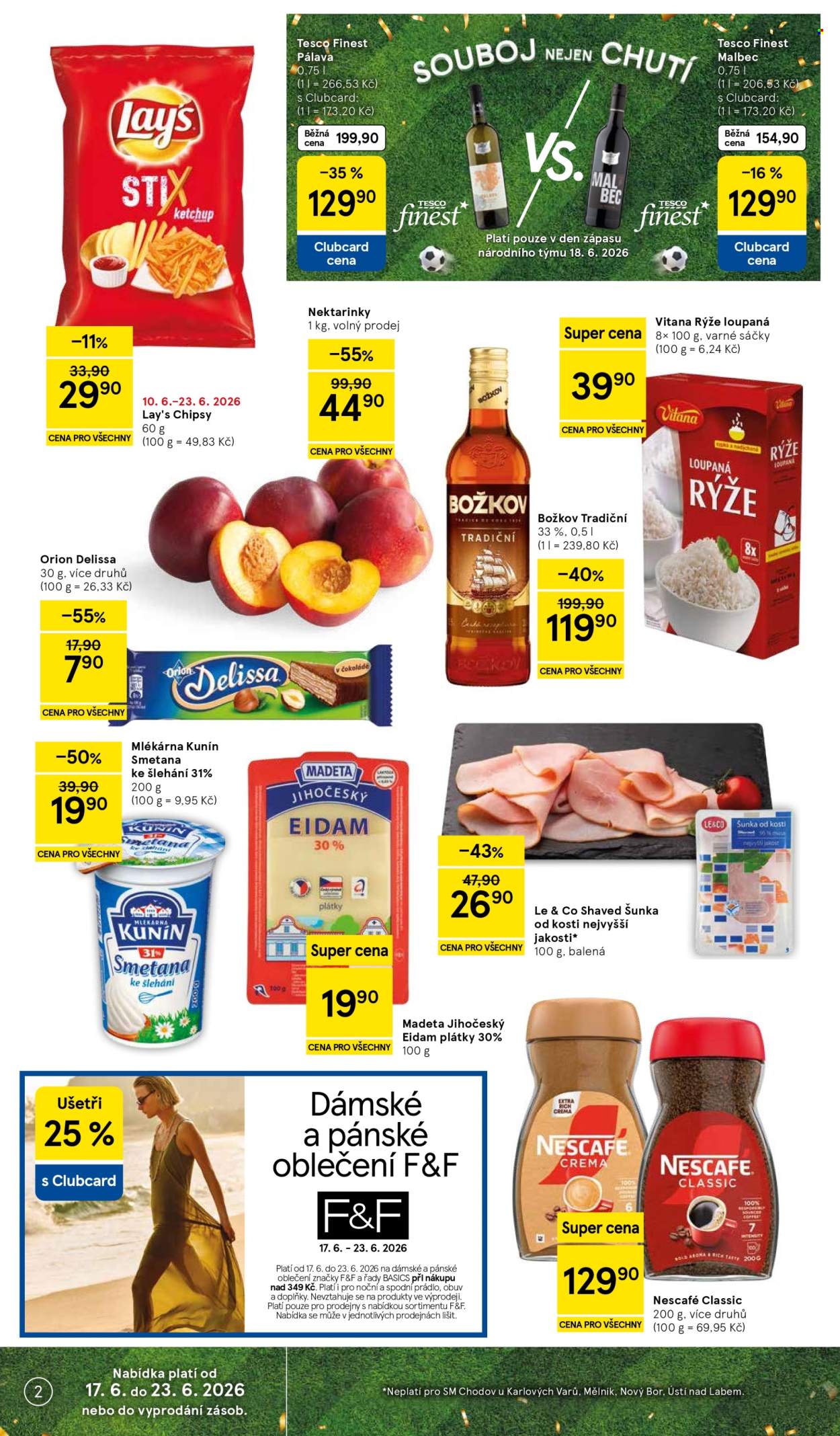 Leták TESCO supermarket - 17.6.2026 - 23.6.2026. Strana 2