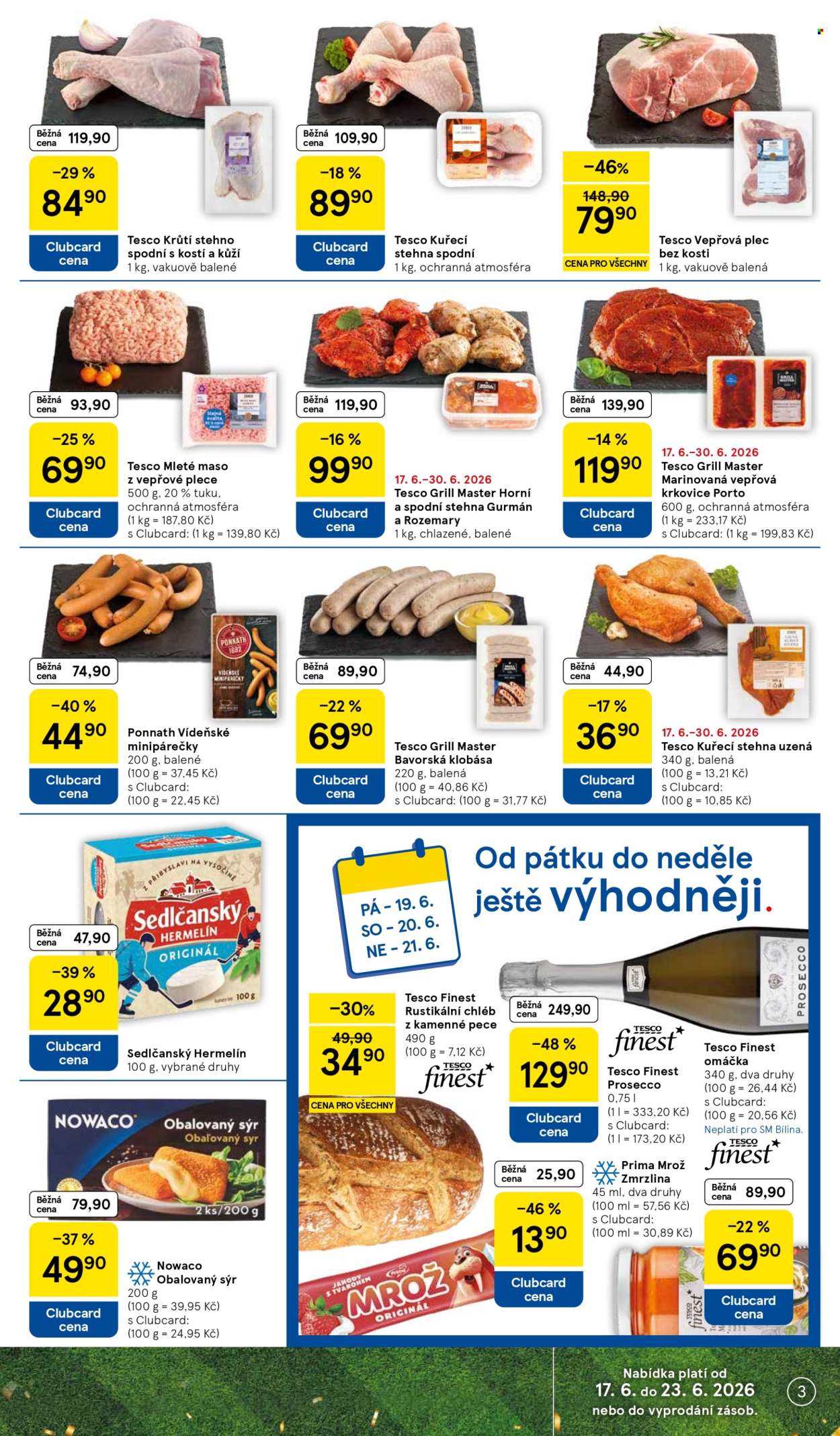 Leták TESCO supermarket - 17.6.2026 - 23.6.2026. Strana 3