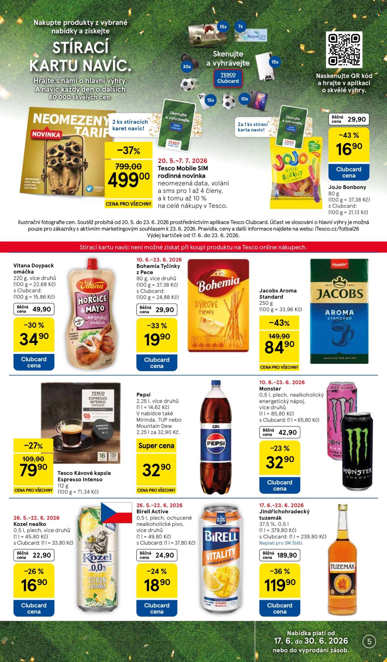 Leták TESCO supermarket - 17.6.2026 - 23.6.2026. Strana 5