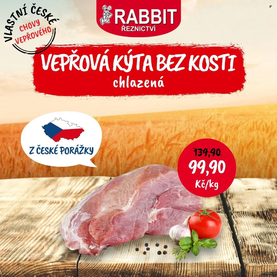 Leták RABBIT řeznictví. Strana 2