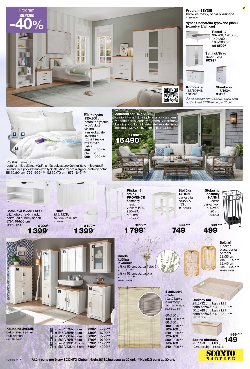 Leták SCONTO NÁBYTEK - 17.6.2026 - 14.7.2026. Strana 21
