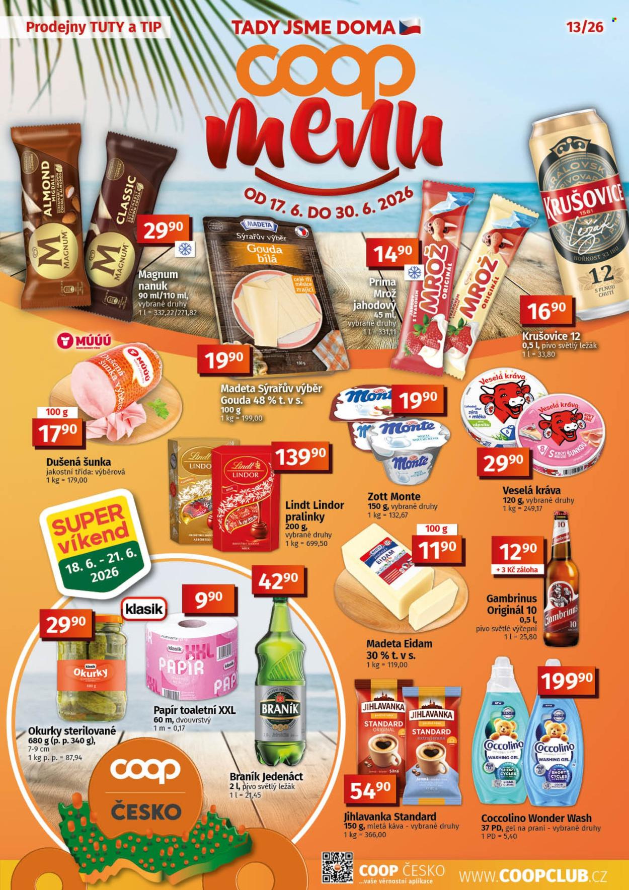 Leták coop TUTY - 17.6.2026 - 30.6.2026. Strana 1