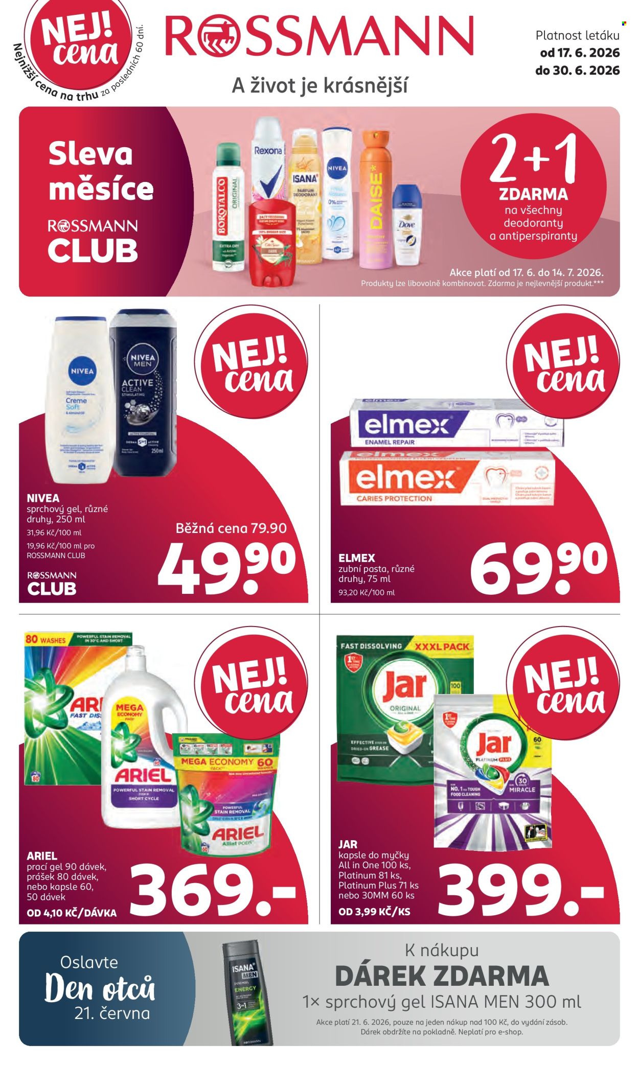 Leták ROSSMANN - 17.6.2026 - 30.6.2026. Strana 1
