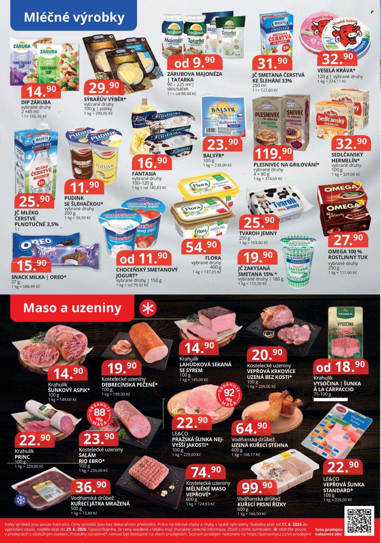 Leták Potraviny CZ - 17.6.2026 - 29.6.2026. Strana 4
